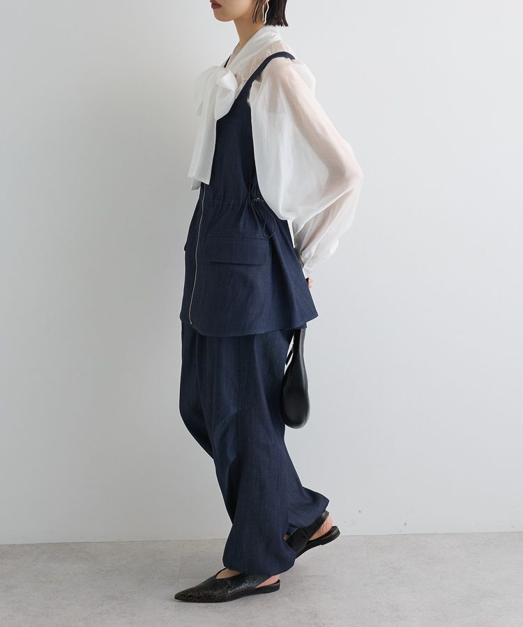 AnriettMusee「ヴィンテージペプラムオールインワン」|オールインワン|