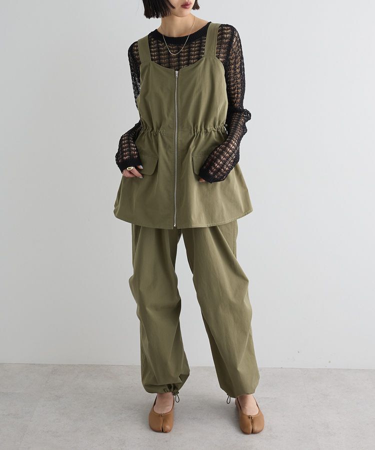 AnriettMusee「ヴィンテージペプラムオールインワン」|オールインワン|