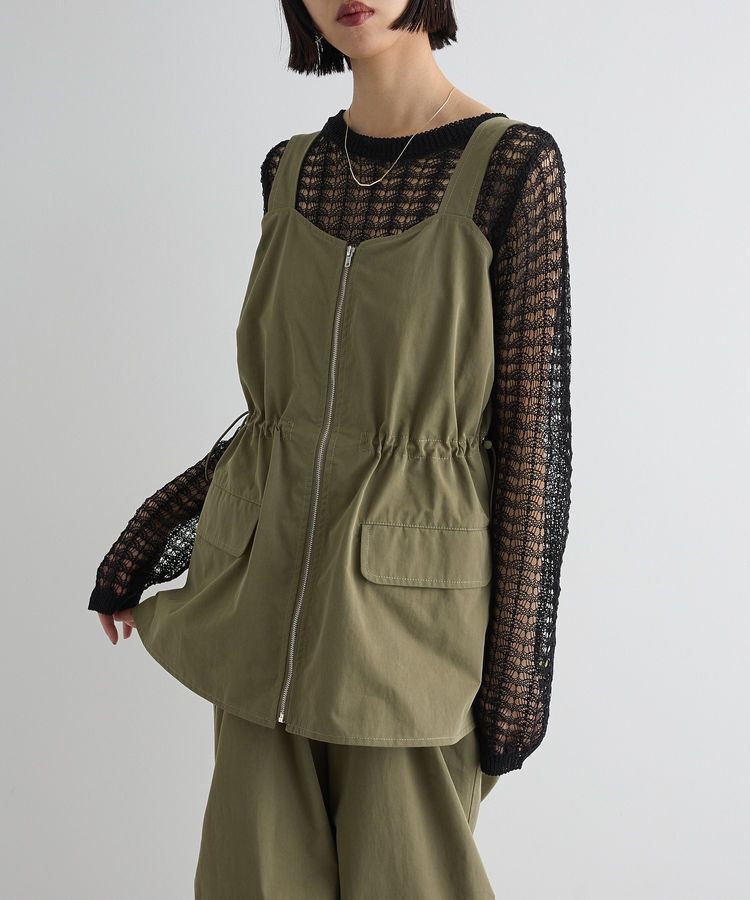 AnriettMusee「ヴィンテージペプラムオールインワン」|オールインワン|