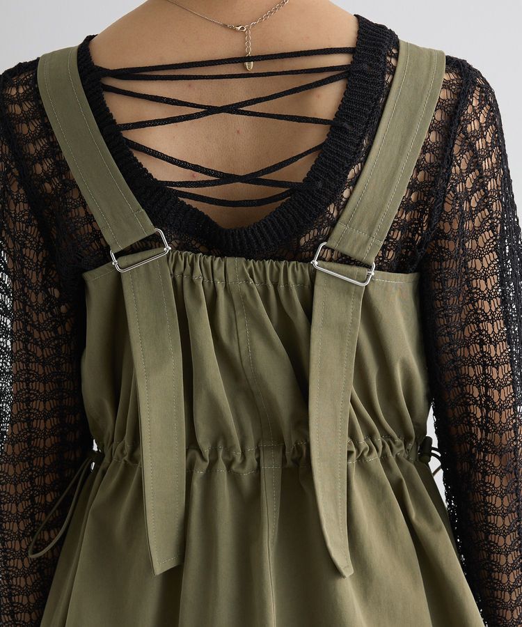 AnriettMusee「ヴィンテージペプラムオールインワン」|オールインワン|