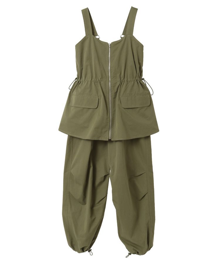 AnriettMusee「ヴィンテージペプラムオールインワン」|オールインワン|