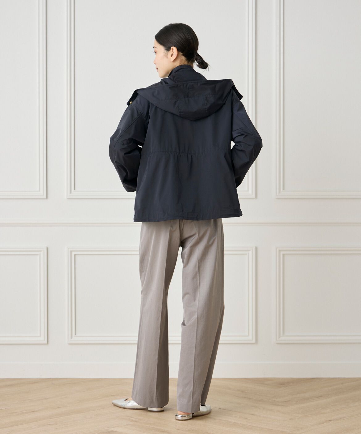 INED「ショートモッズコート」|ミリタリー・モッズコート|