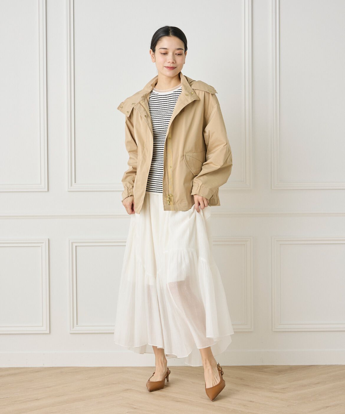 INED「ショートモッズコート」|ミリタリー・モッズコート|