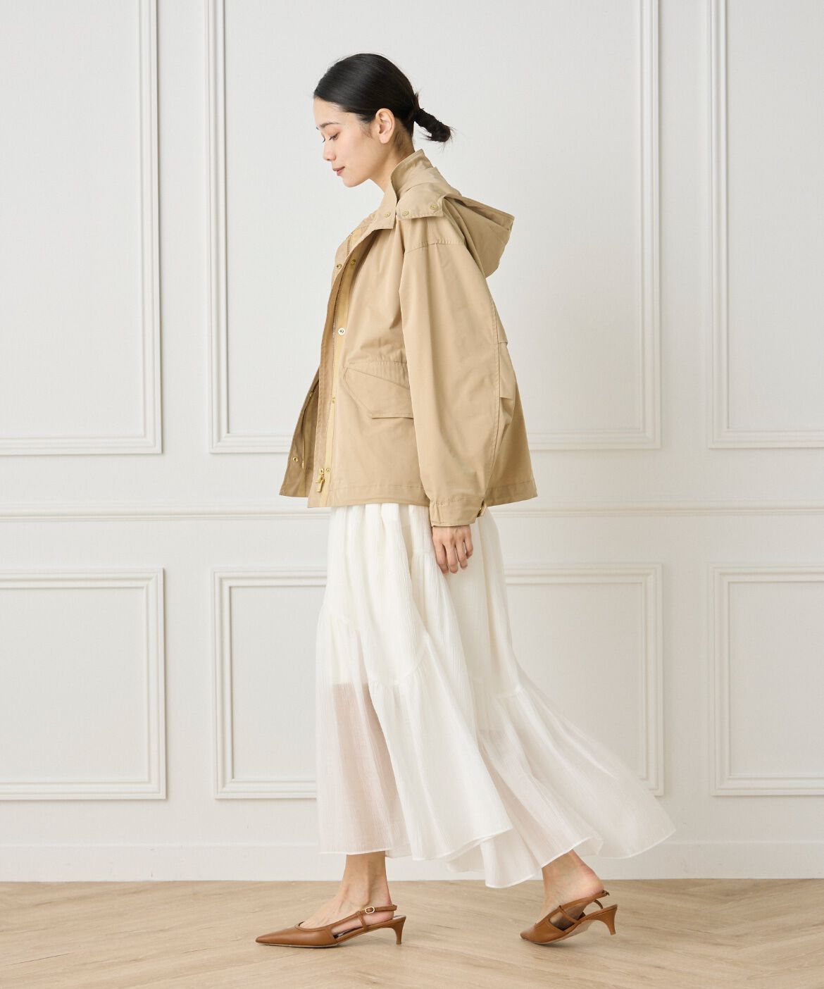 INED「ショートモッズコート」|ミリタリー・モッズコート|