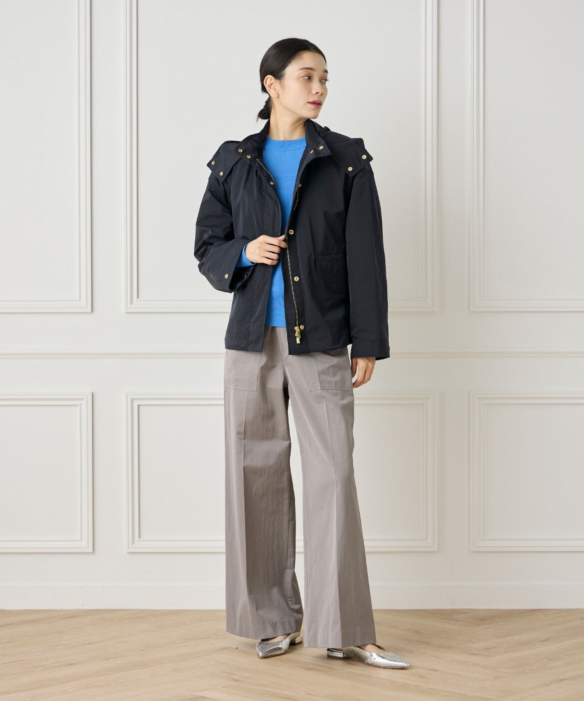 INED「ショートモッズコート」|ミリタリー・モッズコート|