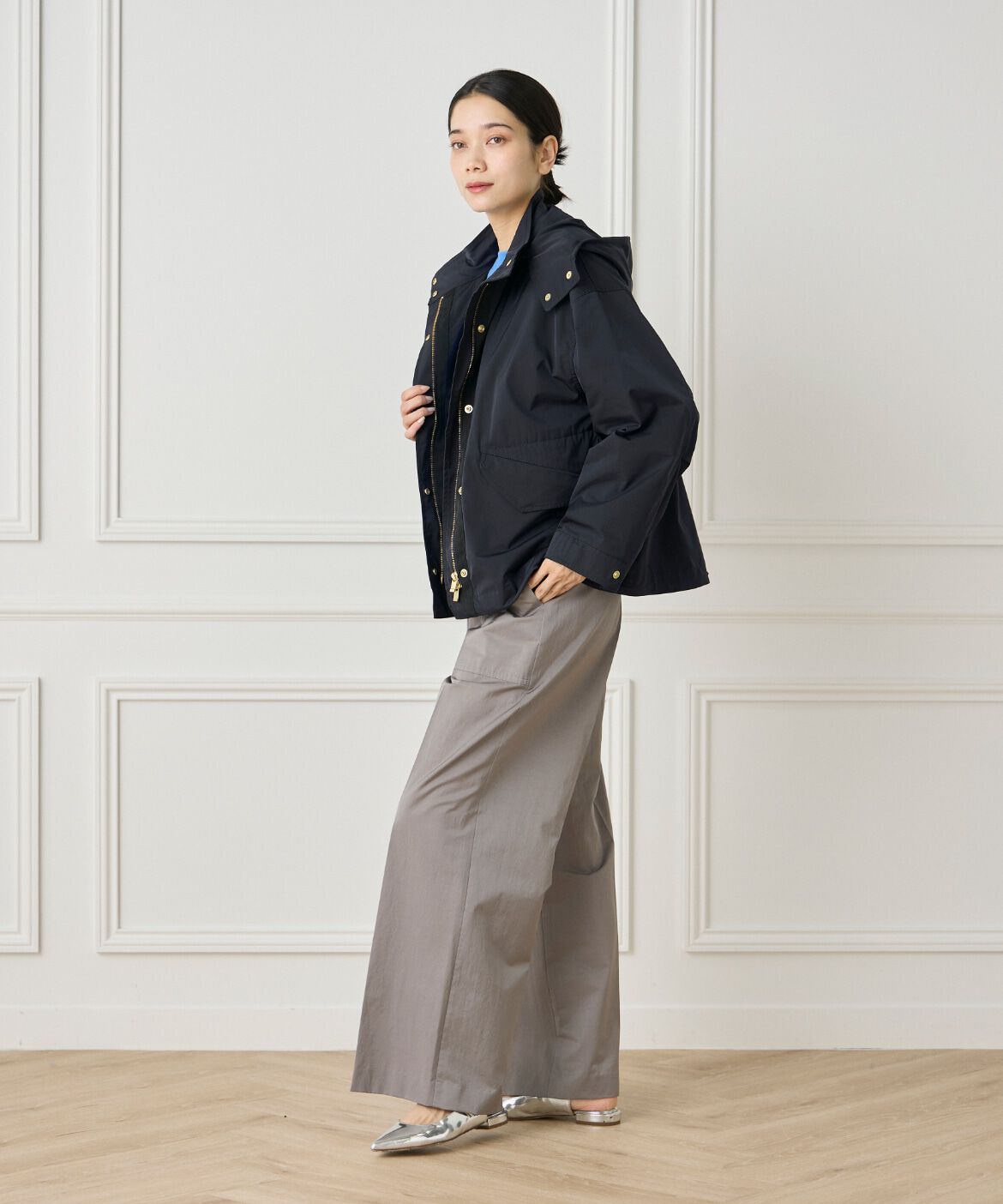 INED「ショートモッズコート」|ミリタリー・モッズコート|