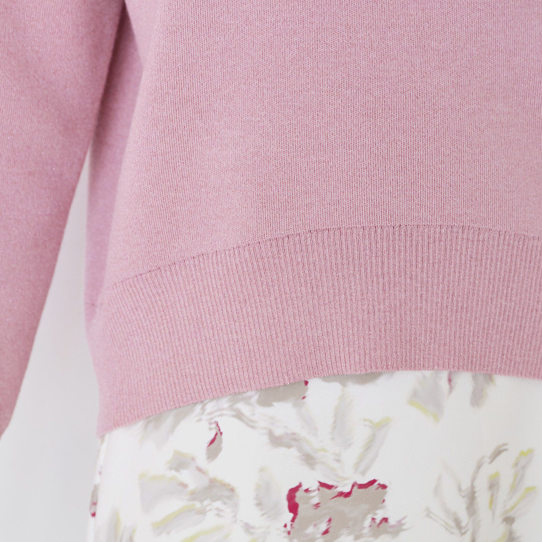 COUP DE CHANCE「【手洗い可】ラメ混ニットトップス」|ニット・セーター|