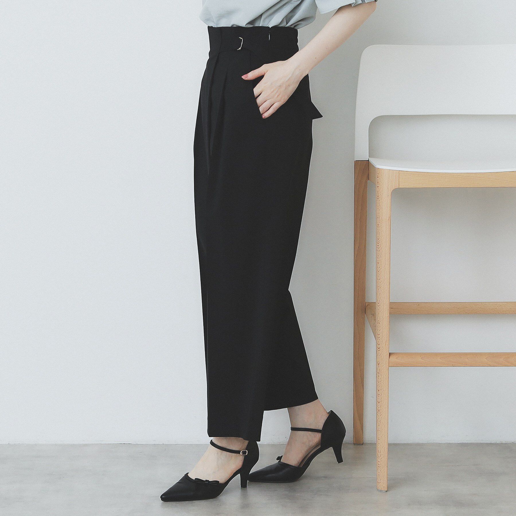 index「ラップストレートパンツ【接触冷感/抗ピル/洗濯機洗い可/イージーアイロン】」|その他|