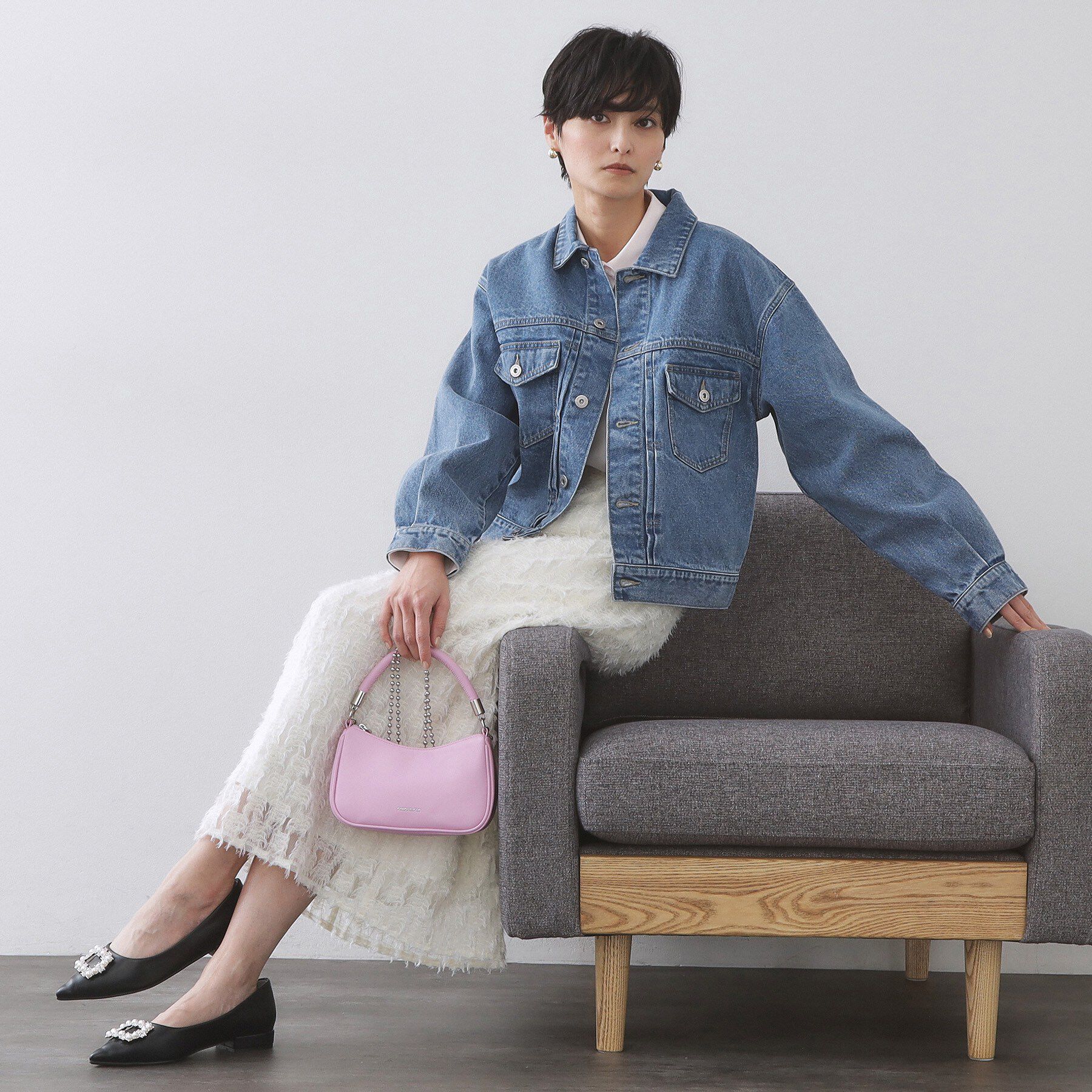 OPAQUE.CLIP「【2WAY】ボールチェーンミニショルダー」|ショルダー・メッセンジャー|