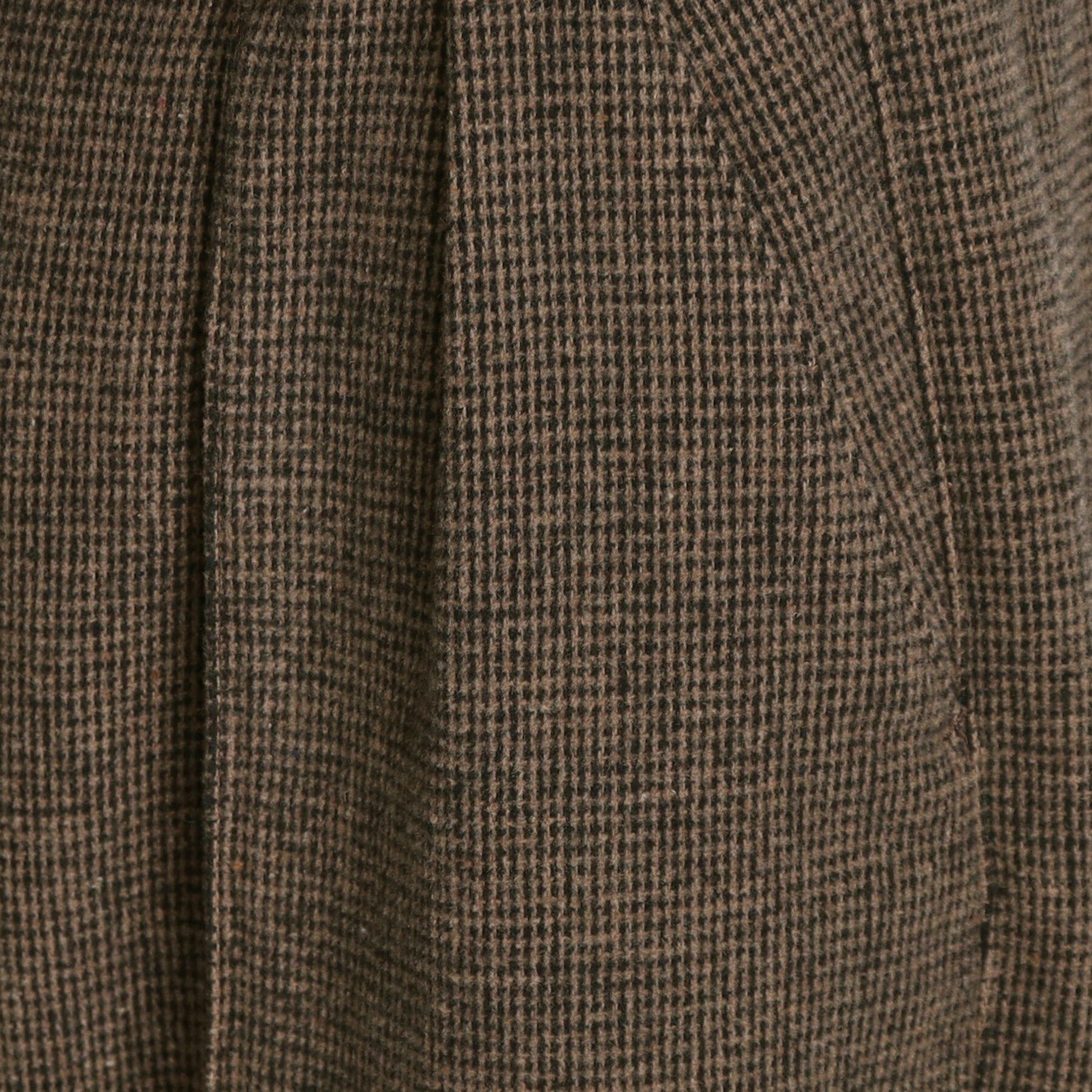 THE SHOP TK「タックワイドスラックス ブラック／グレンチェック／ブラウンチェック」|その他|