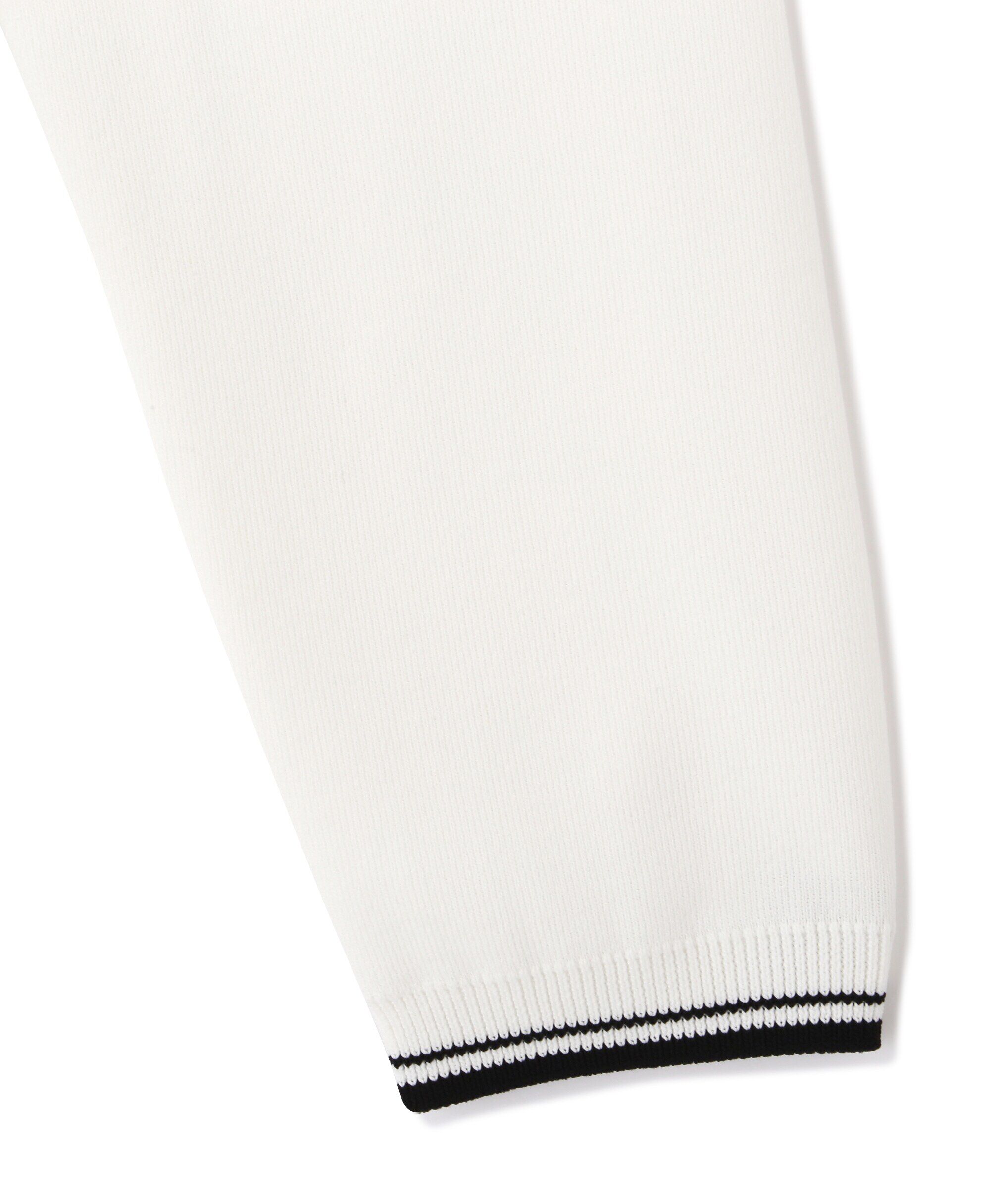  「バリエーションハートメタルUVカーデ WEB限定カラー:白赤」|ニット・セーター|