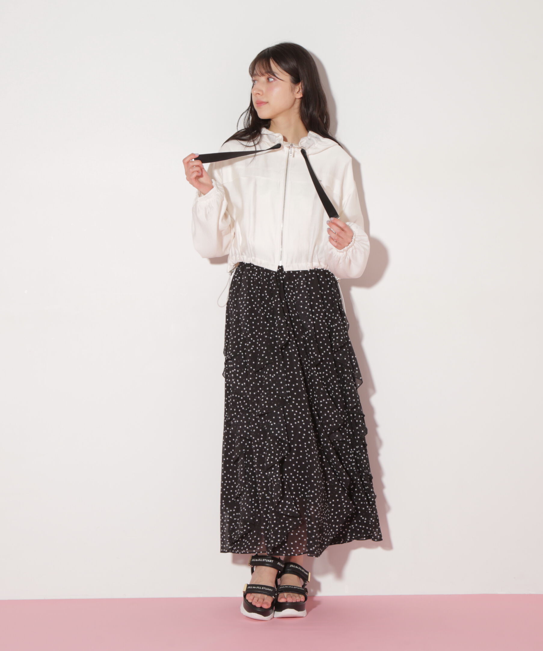  「ショート丈シアーブルゾン」|その他|