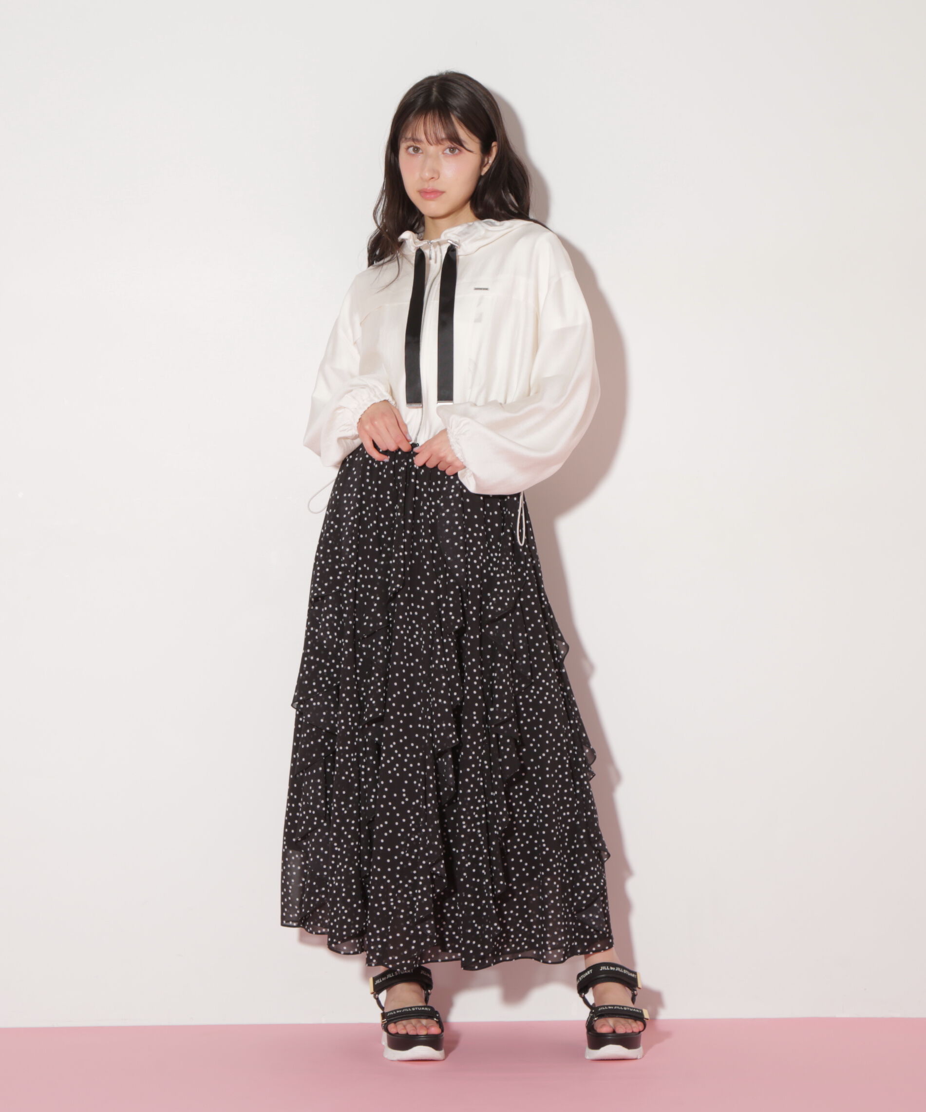  「ショート丈シアーブルゾン」|その他|