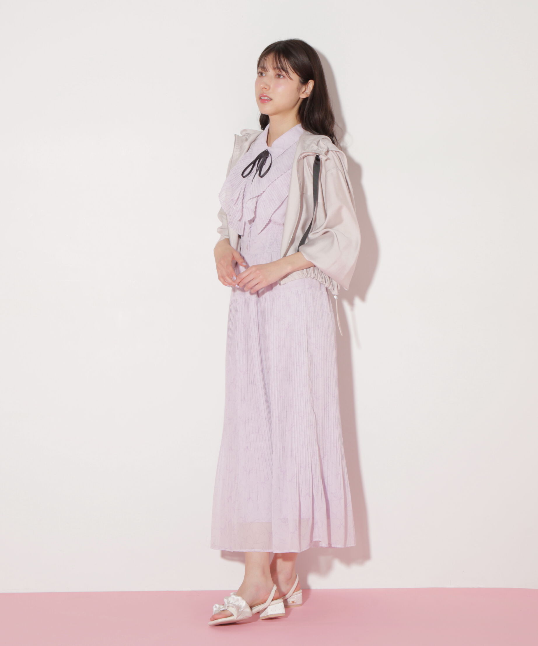  「ショート丈シアーブルゾン」|その他|