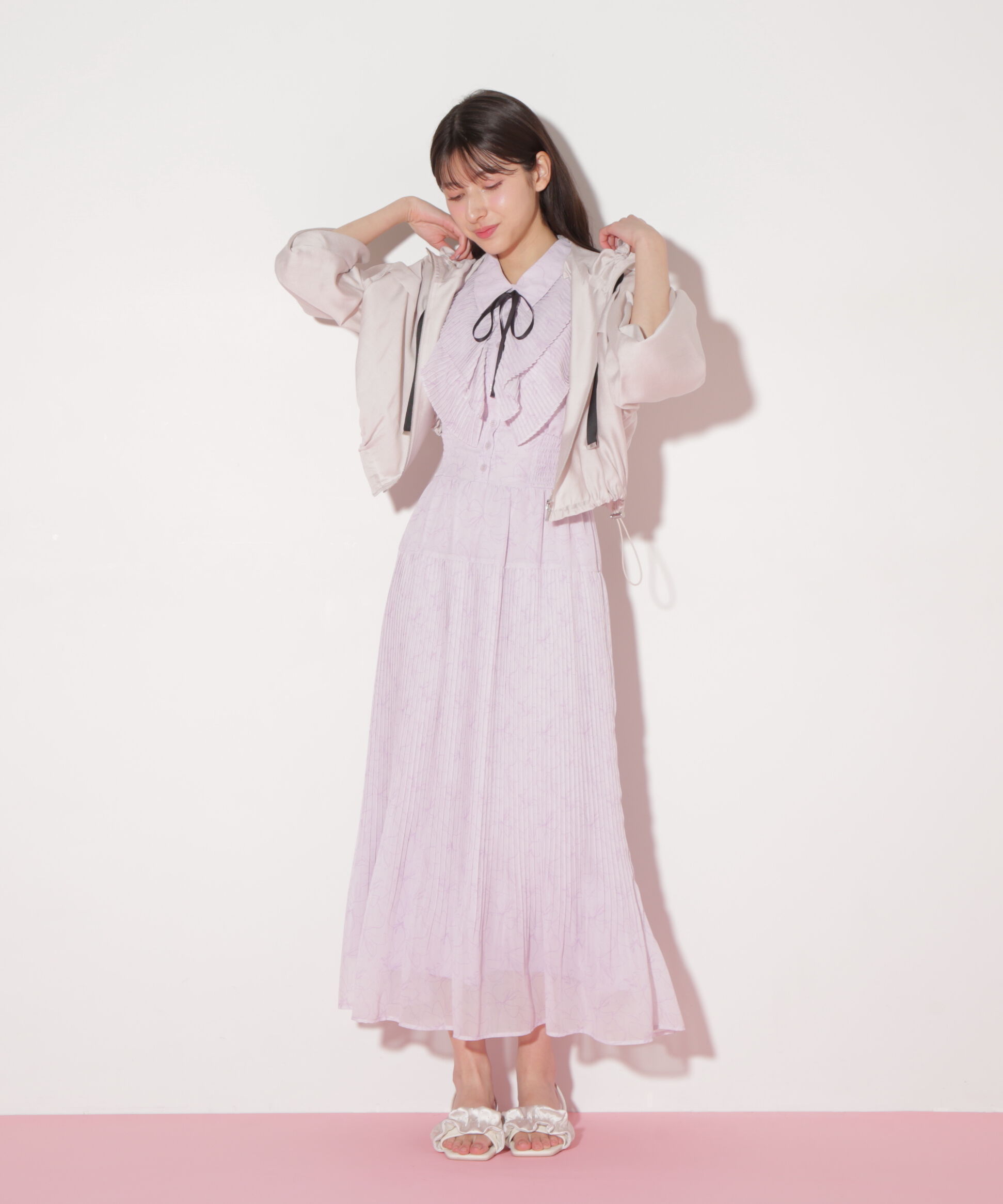  「ショート丈シアーブルゾン」|その他|