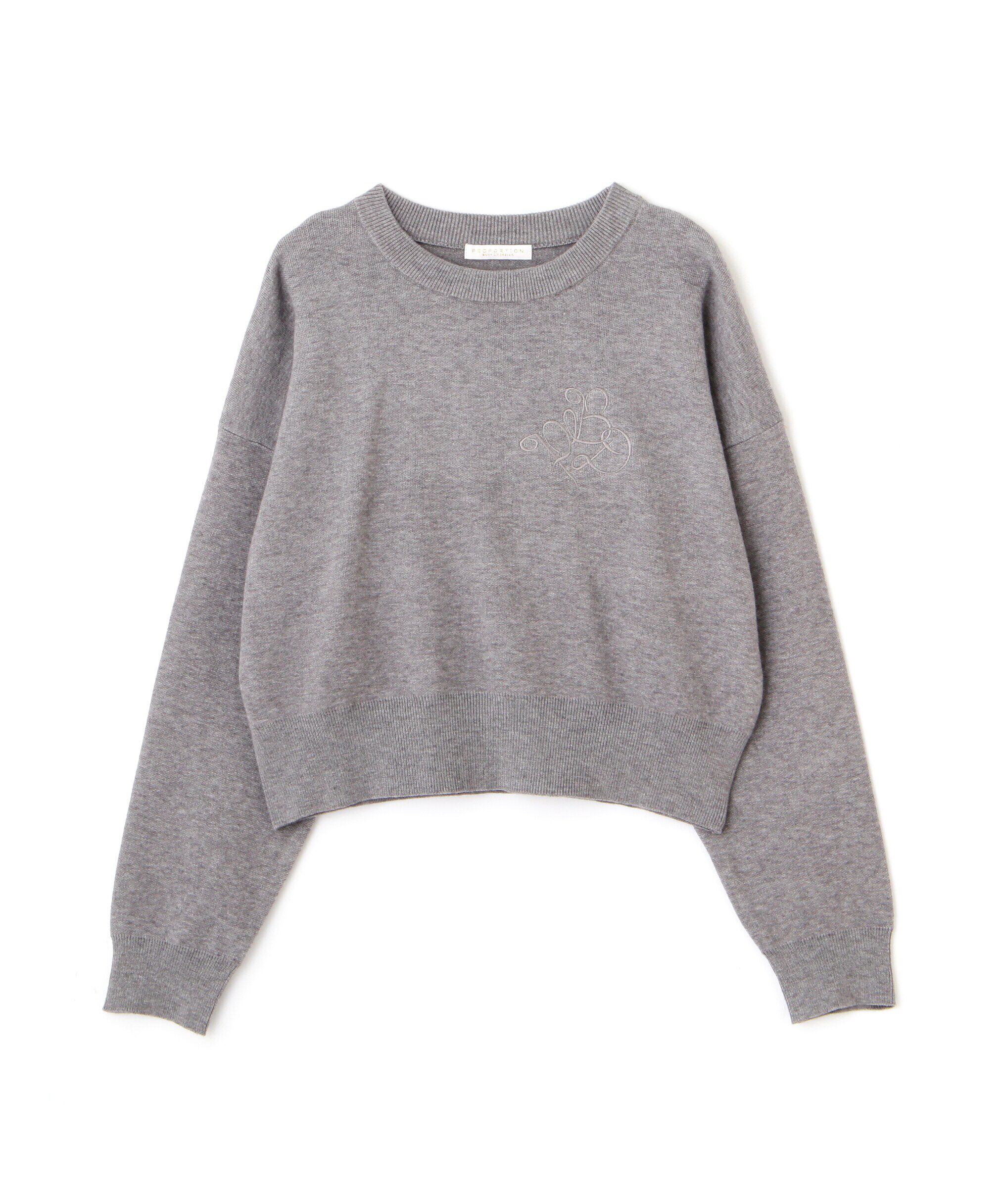 PROPORTION BODY DRESSING「ショートスエットライクニット」|ニット・セーター|