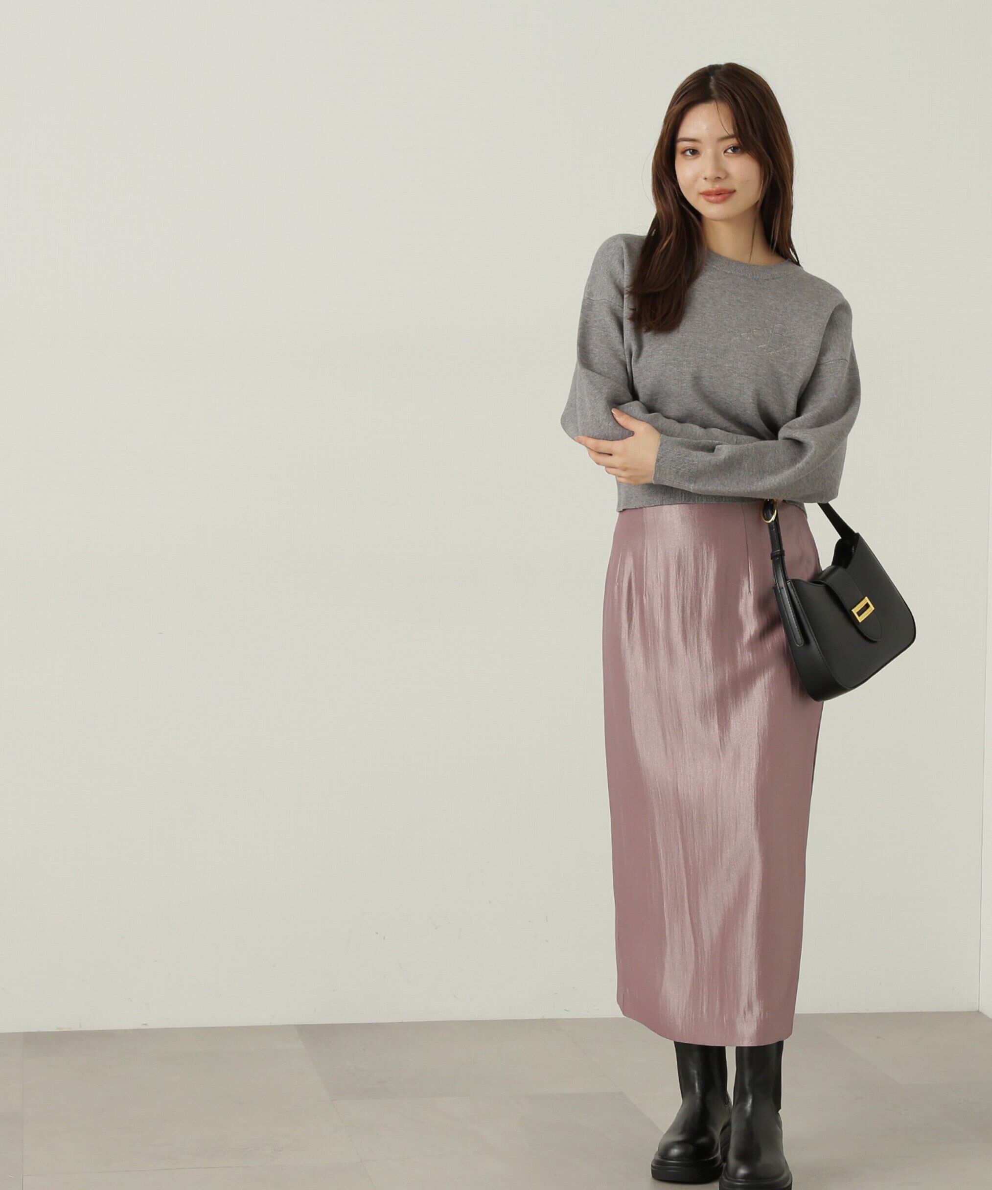 PROPORTION BODY DRESSING「ショートスエットライクニット」|ニット・セーター|