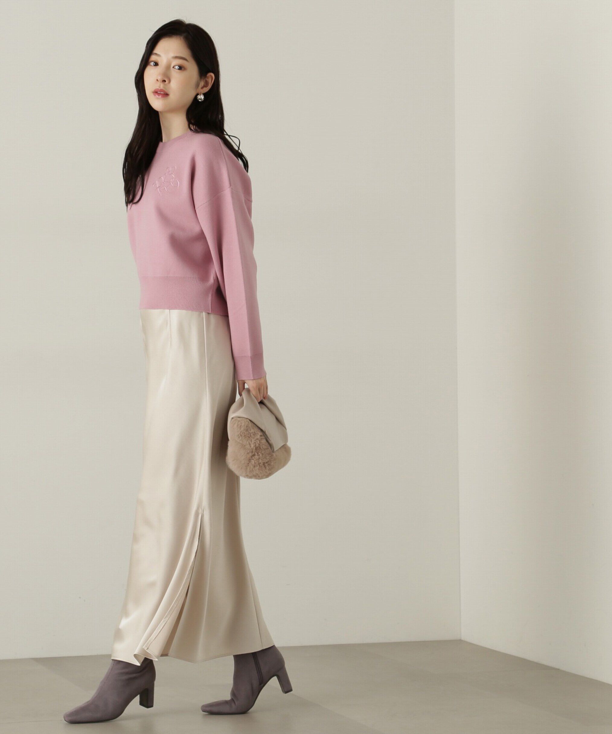 PROPORTION BODY DRESSING「ショートスエットライクニット」|ニット・セーター|