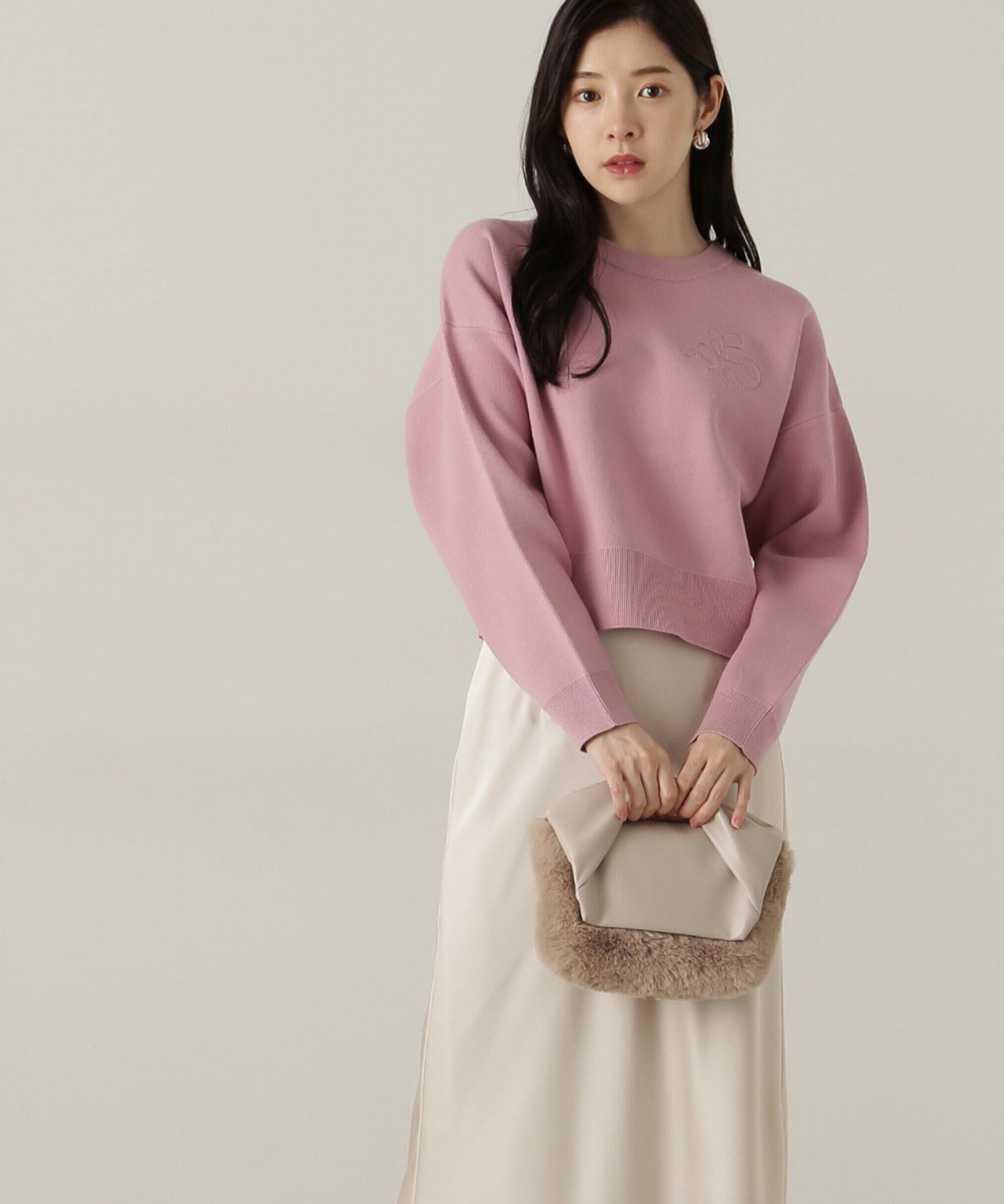 PROPORTION BODY DRESSING「ショートスエットライクニット」|ニット・セーター|