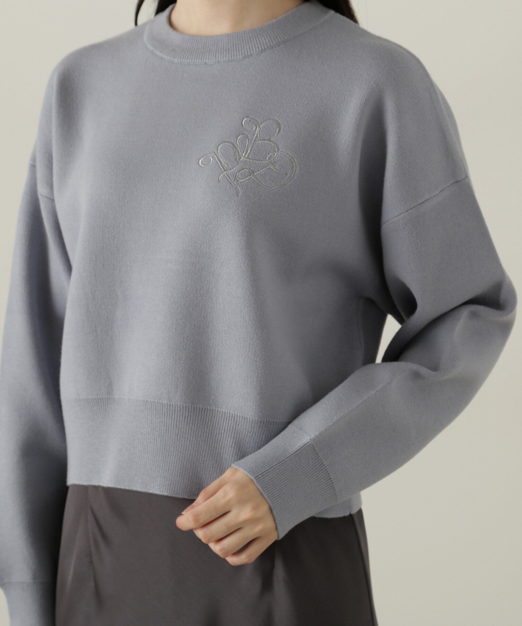 PROPORTION BODY DRESSING「ショートスエットライクニット」|ニット・セーター|