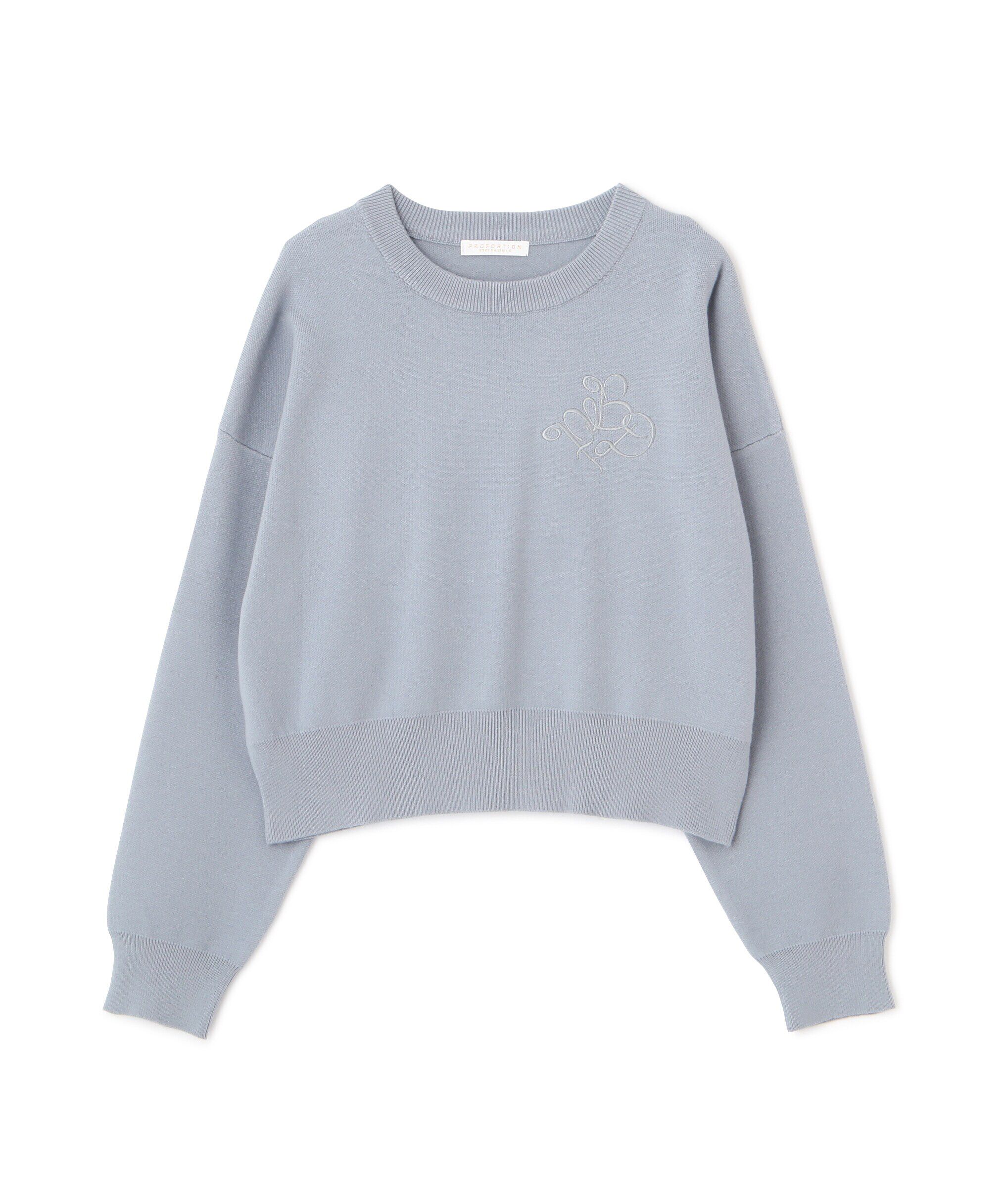 PROPORTION BODY DRESSING「ショートスエットライクニット」|ニット・セーター|