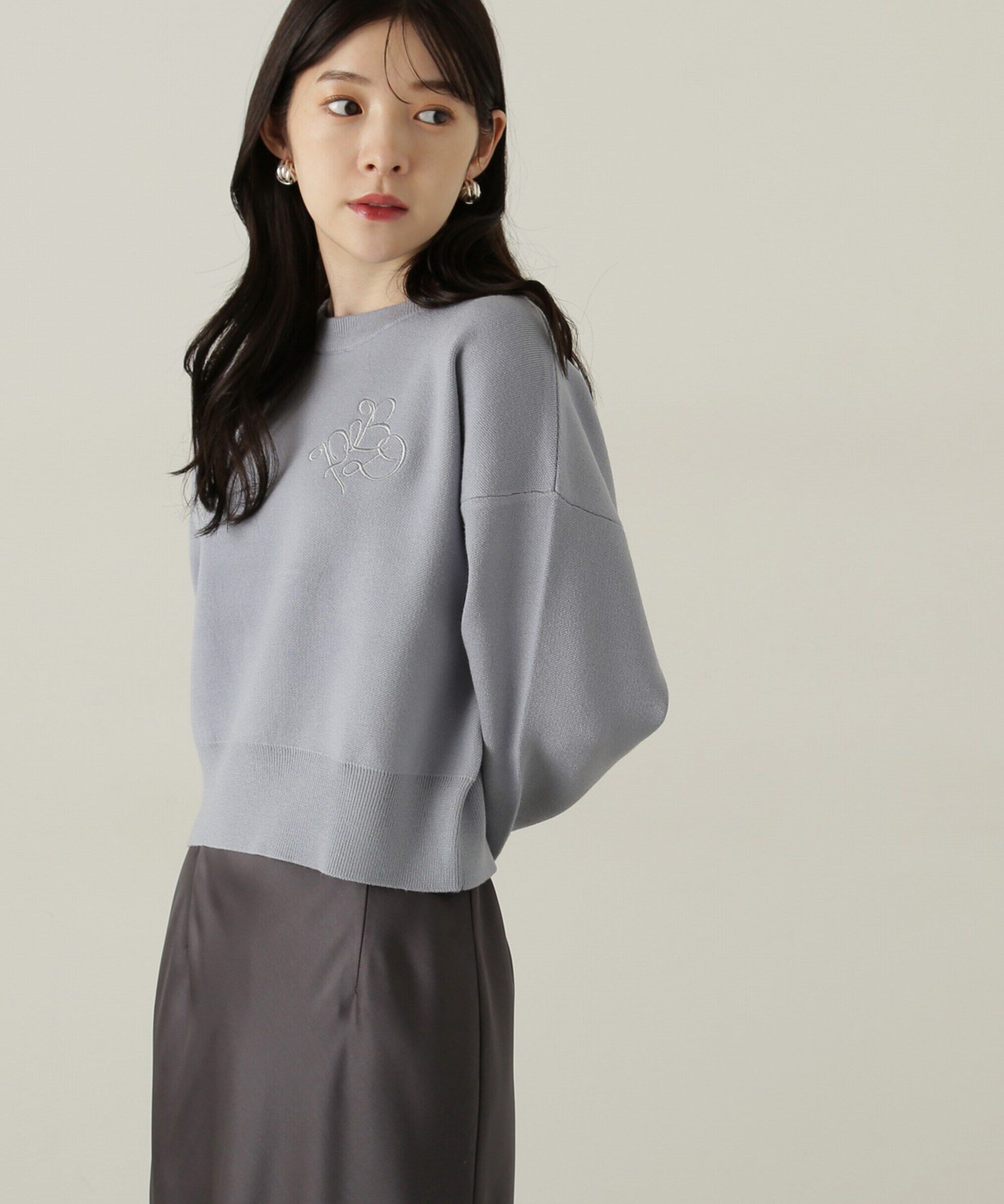 PROPORTION BODY DRESSING「ショートスエットライクニット」|ニット・セーター|