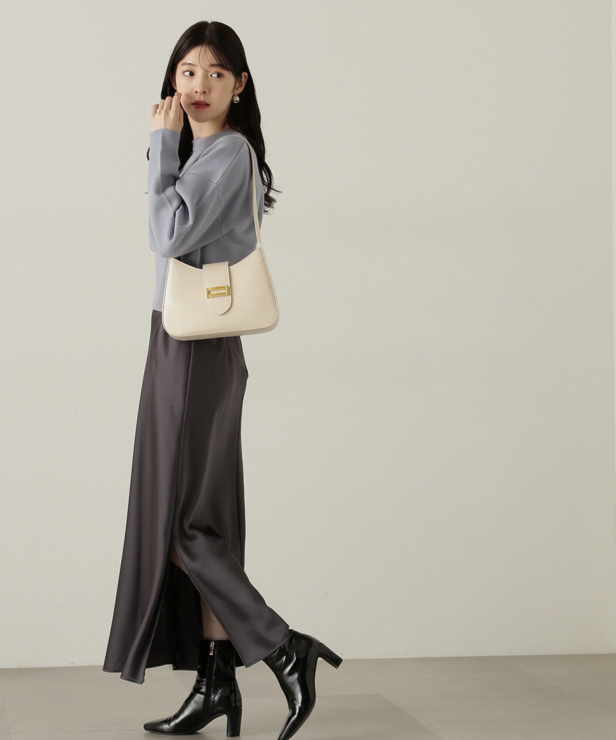 PROPORTION BODY DRESSING「ショートスエットライクニット」|ニット・セーター|