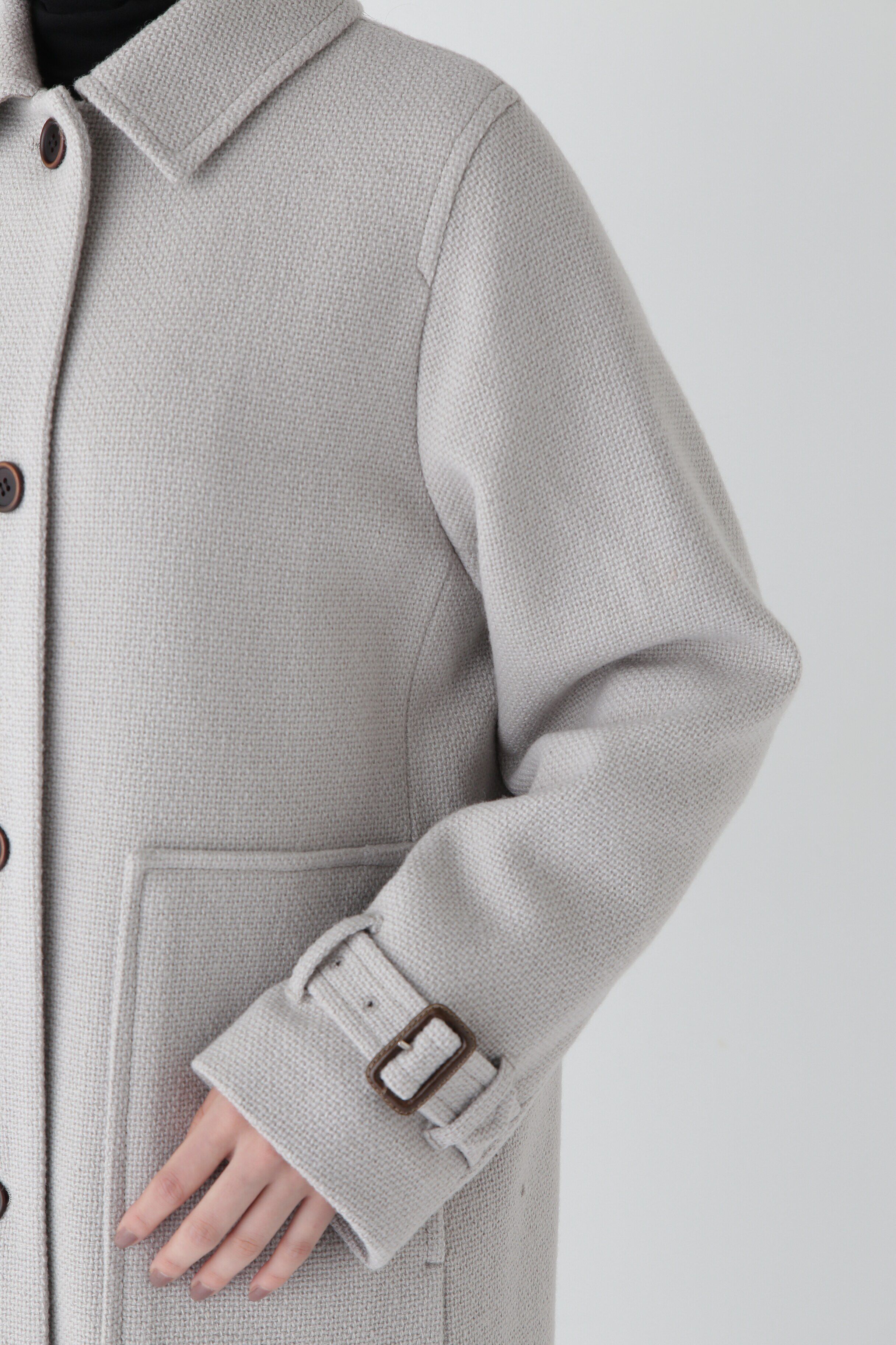  「◆ウールナイロンオックスステンカラーコート」|その他|