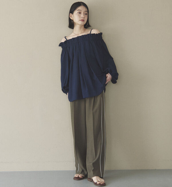 Doux archives「オフショルフリルブラウス」|シャツ・ブラウス|