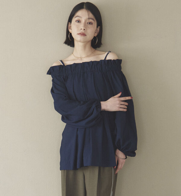 Doux archives「オフショルフリルブラウス」|シャツ・ブラウス|