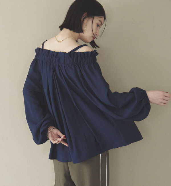 Doux archives「オフショルフリルブラウス」|シャツ・ブラウス|