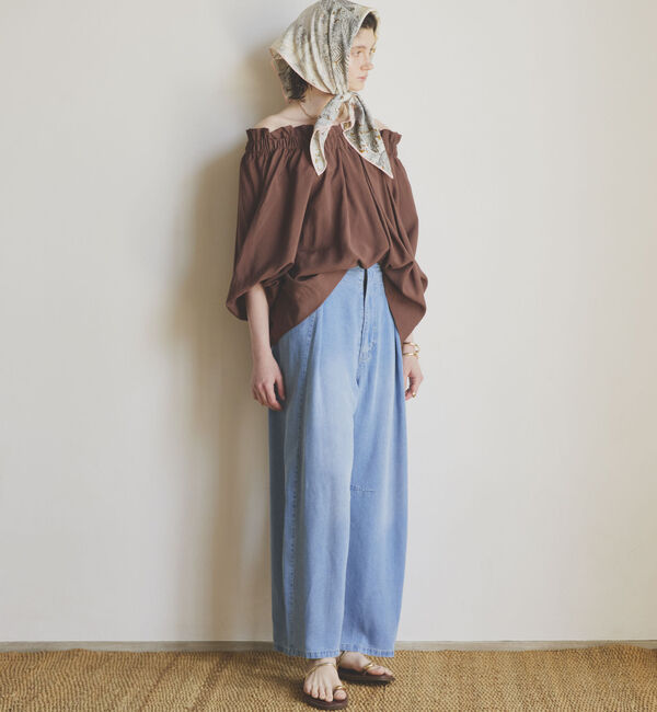 Doux archives「オフショルフリルブラウス」|シャツ・ブラウス|