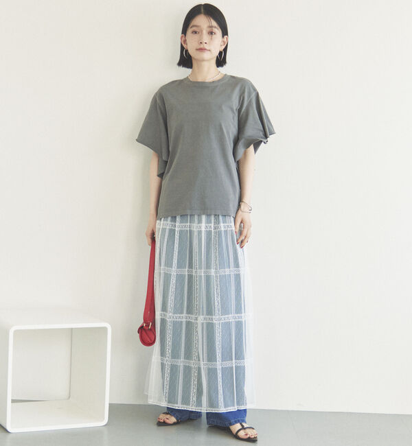 Doux archives「２ＷＡＹレースプリーツスカート」|スカート|