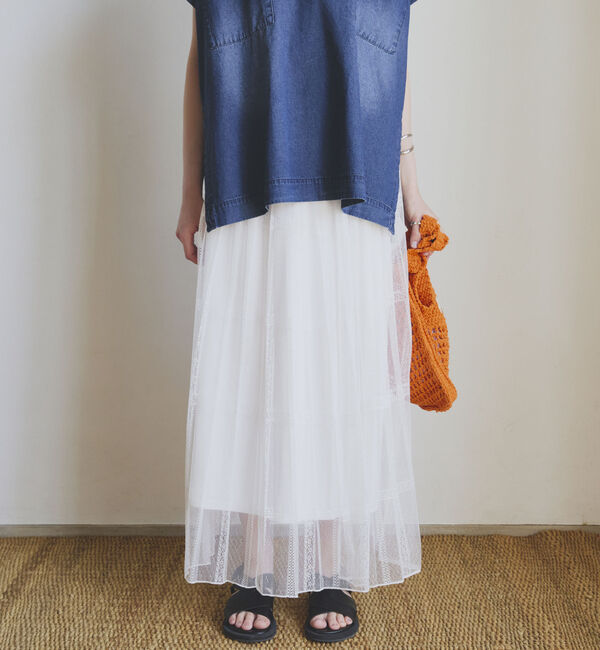 Doux archives「２ＷＡＹレースプリーツスカート」|スカート|