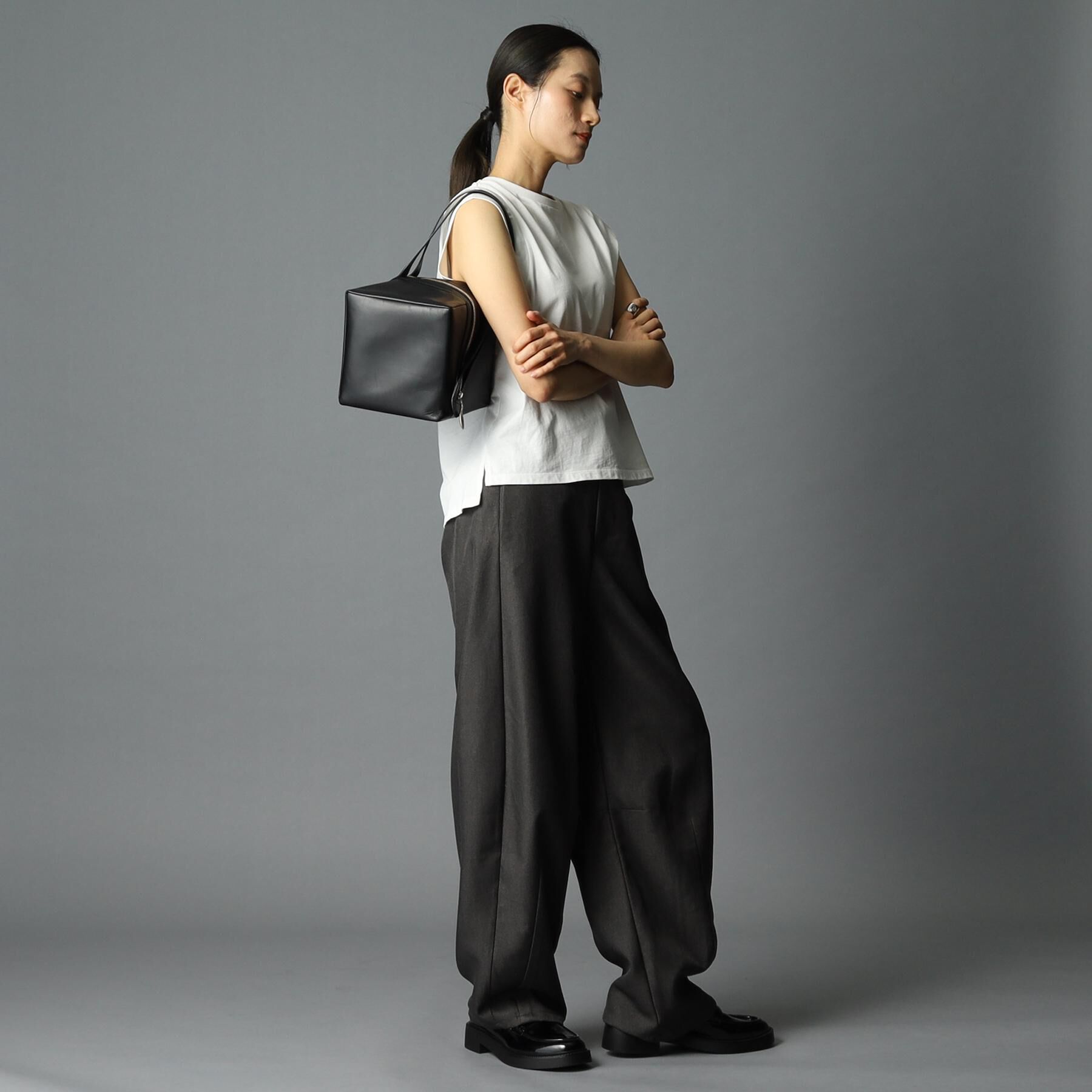 HIROKO HAYASHI「LEO(レオ)キューブ型バッグ」|ハンドバッグ|