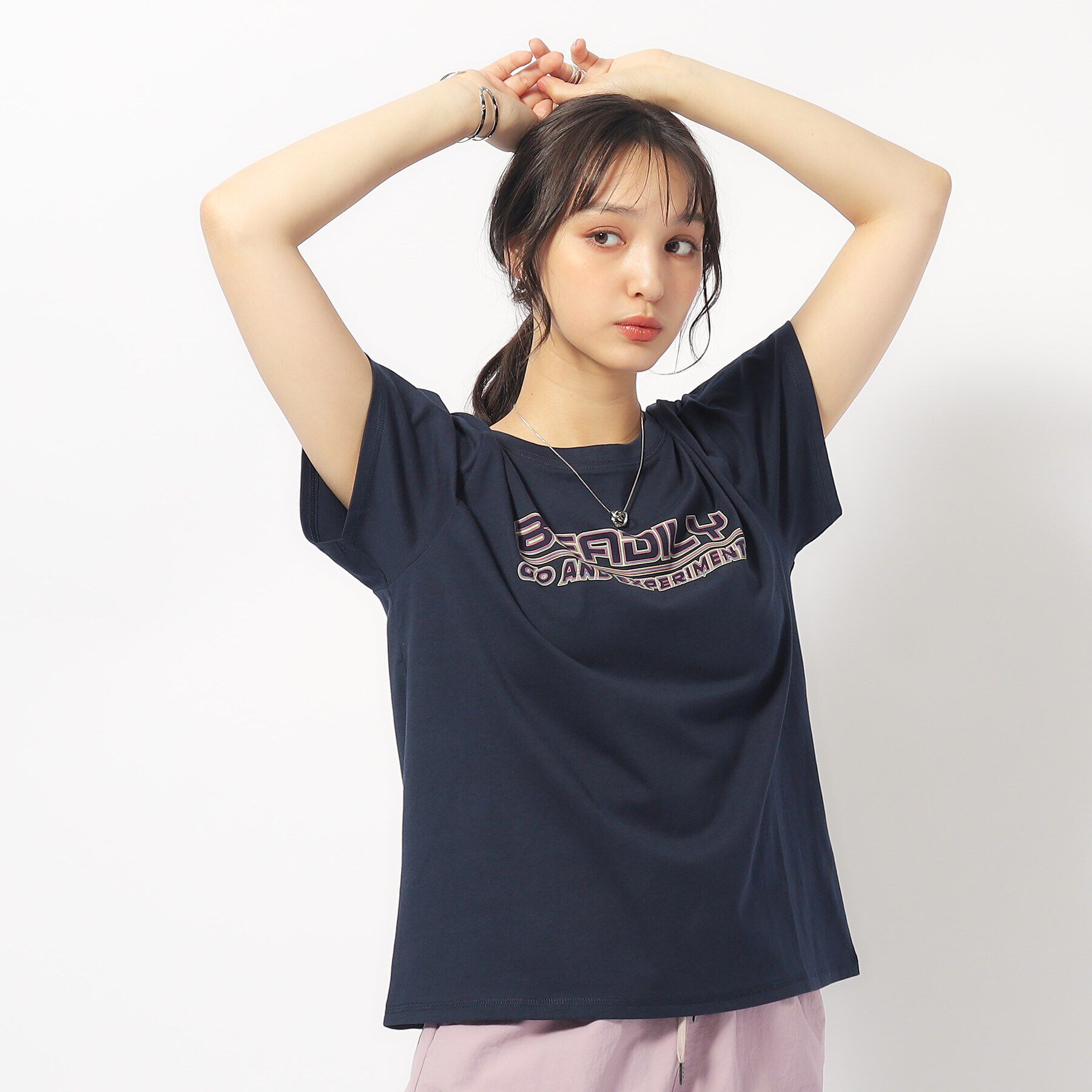 SHOO･LA･RUE「【洗える/プチプラ】プリントTシャツ」|Tシャツ・カットソー|