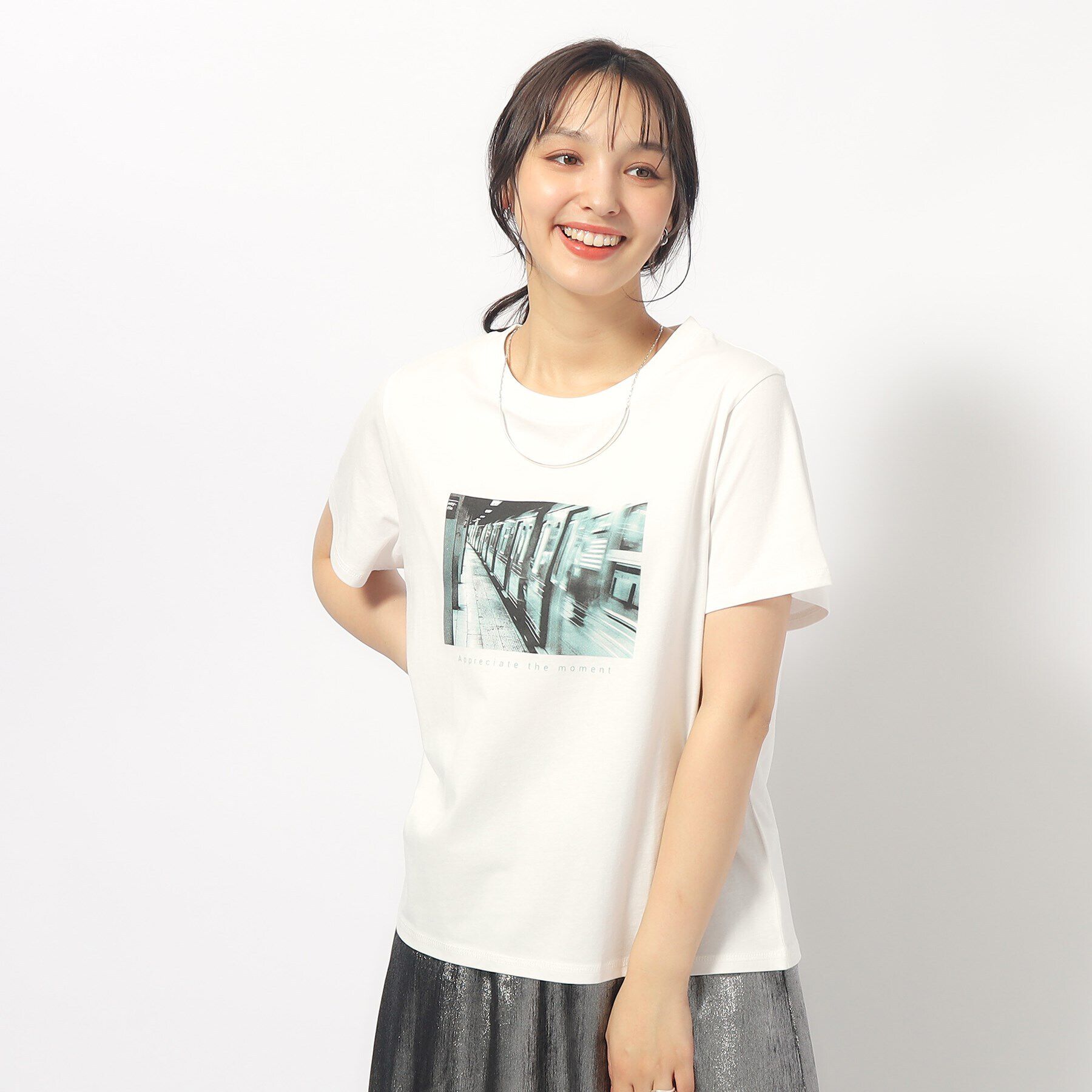 SHOO･LA･RUE「【洗える/プチプラ】プリントTシャツ」|Tシャツ・カットソー|