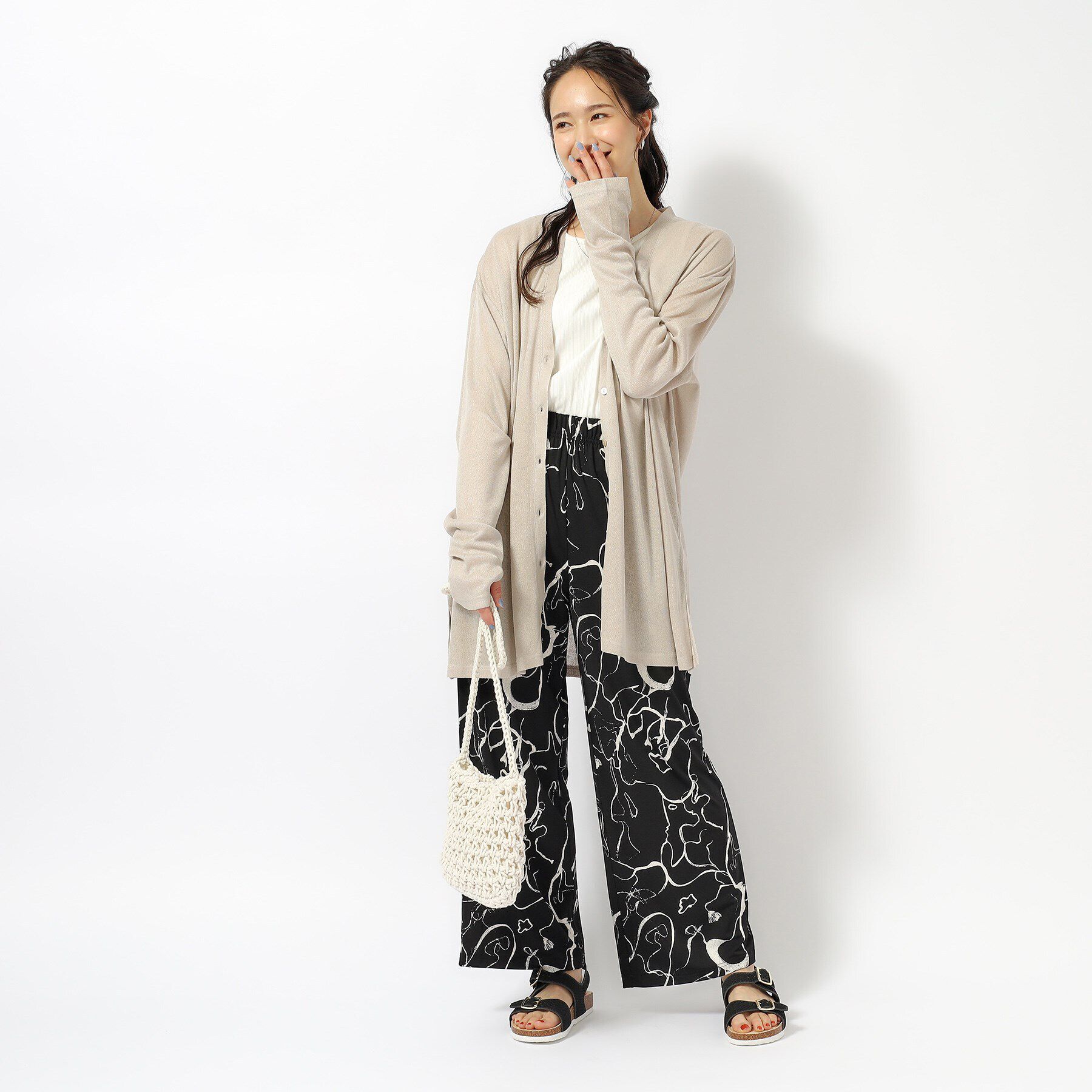 SHOO･LA･RUE「【UV】手の甲までカバーできるカーディガン」|カーディガン|