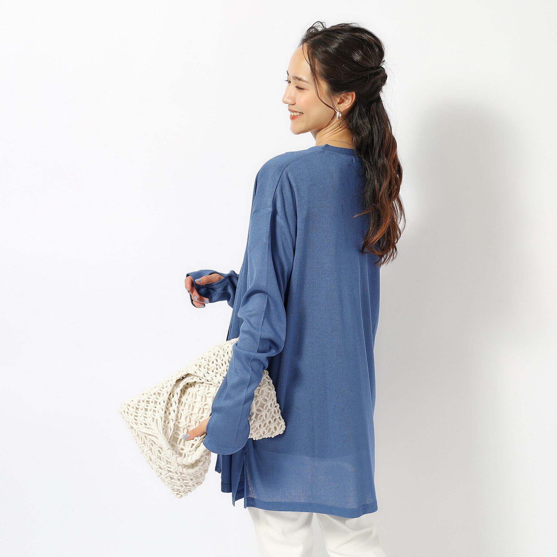 SHOO･LA･RUE「【UV】手の甲までカバーできるカーディガン」|カーディガン|