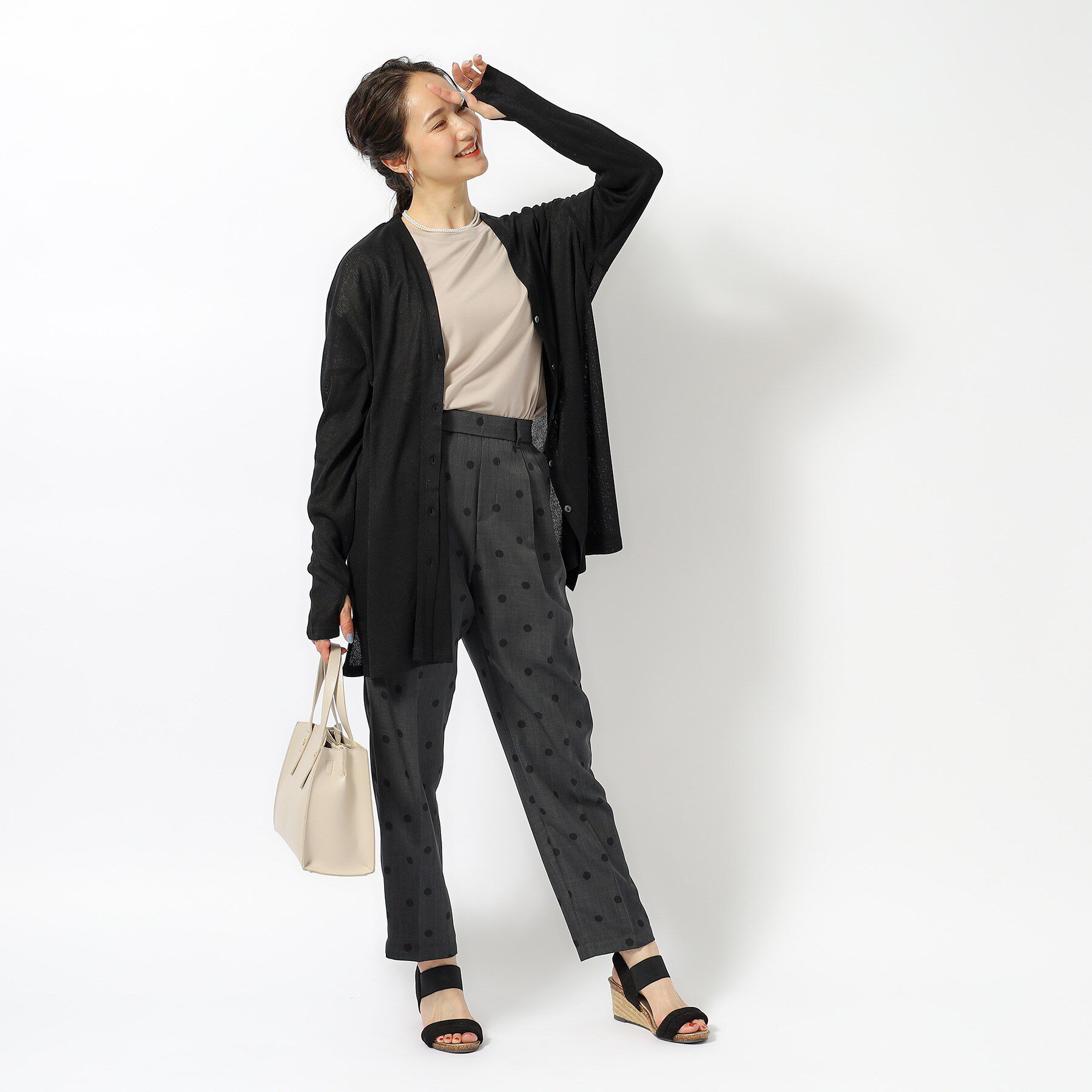 SHOO･LA･RUE「【UV】手の甲までカバーできるカーディガン」|カーディガン|