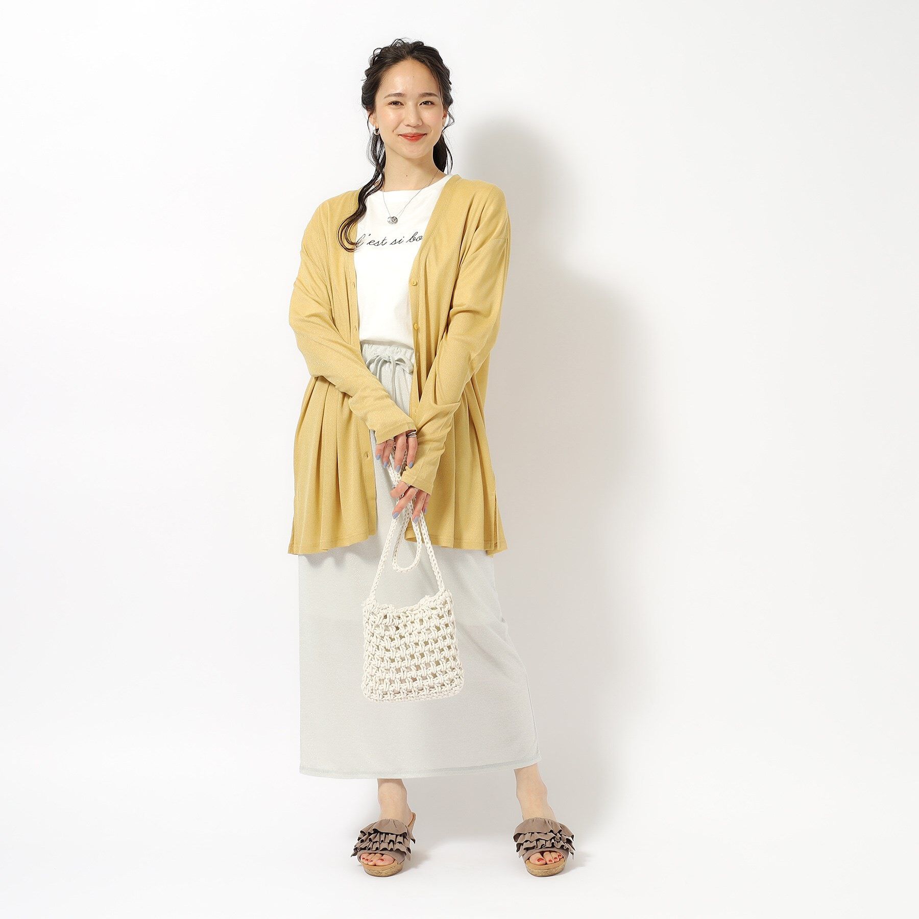 SHOO･LA･RUE「【UV】手の甲までカバーできるカーディガン」|カーディガン|