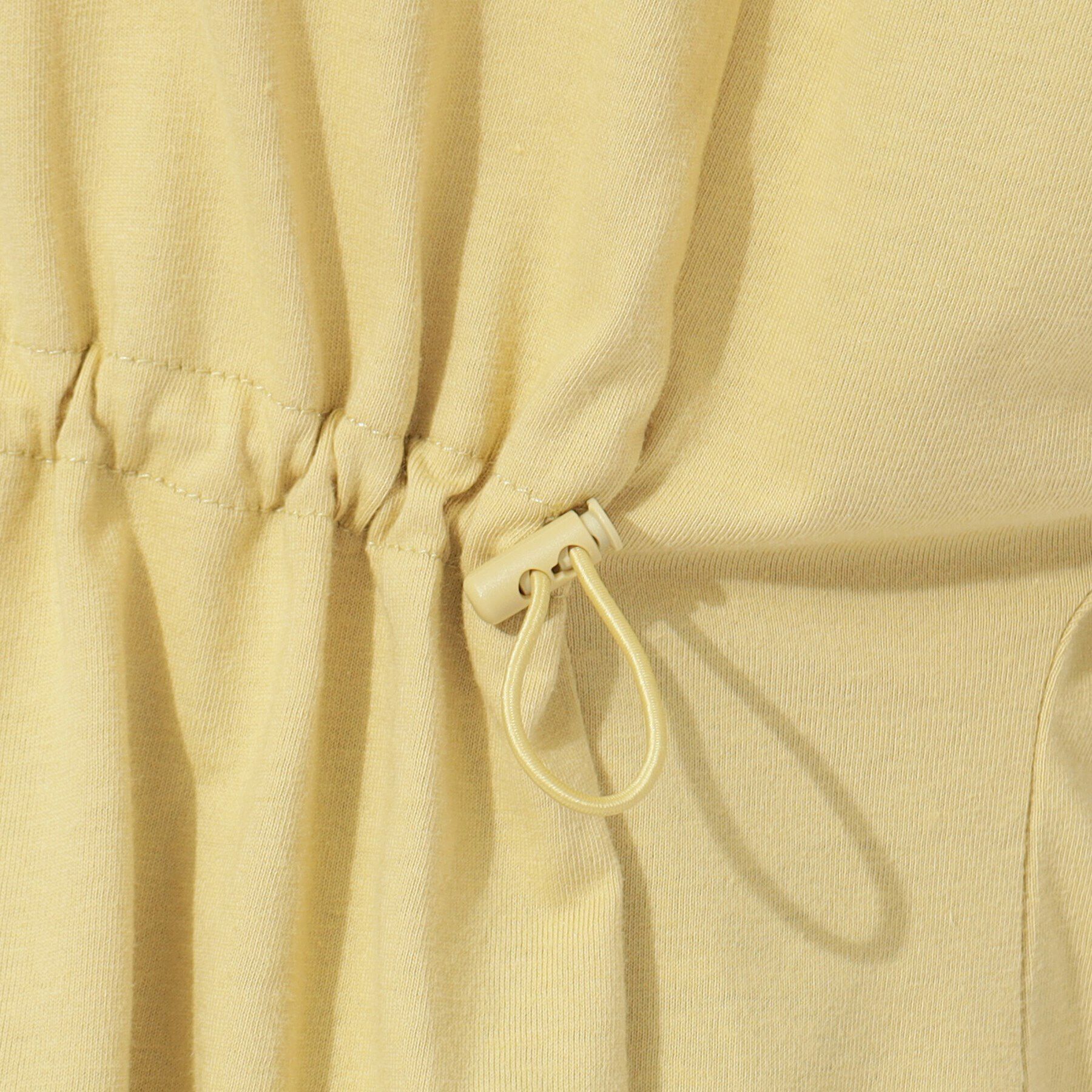 SHOO･LA･RUE「【洗える】ウエスト調節可能 ドロスト5分袖トップス」|Tシャツ・カットソー|