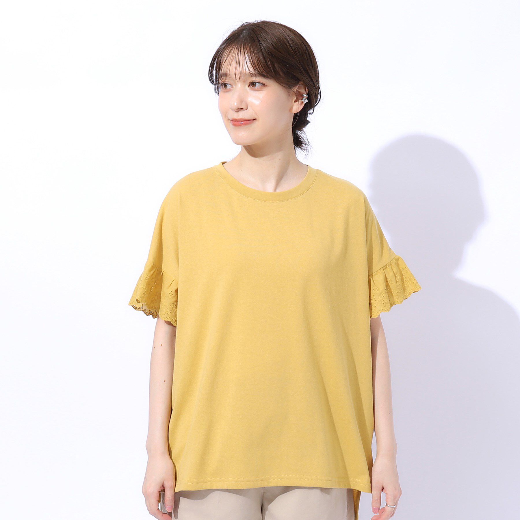 SHOO･LA･RUE「大人の可愛さを引き出す お袖レーストップス」|Tシャツ・カットソー|