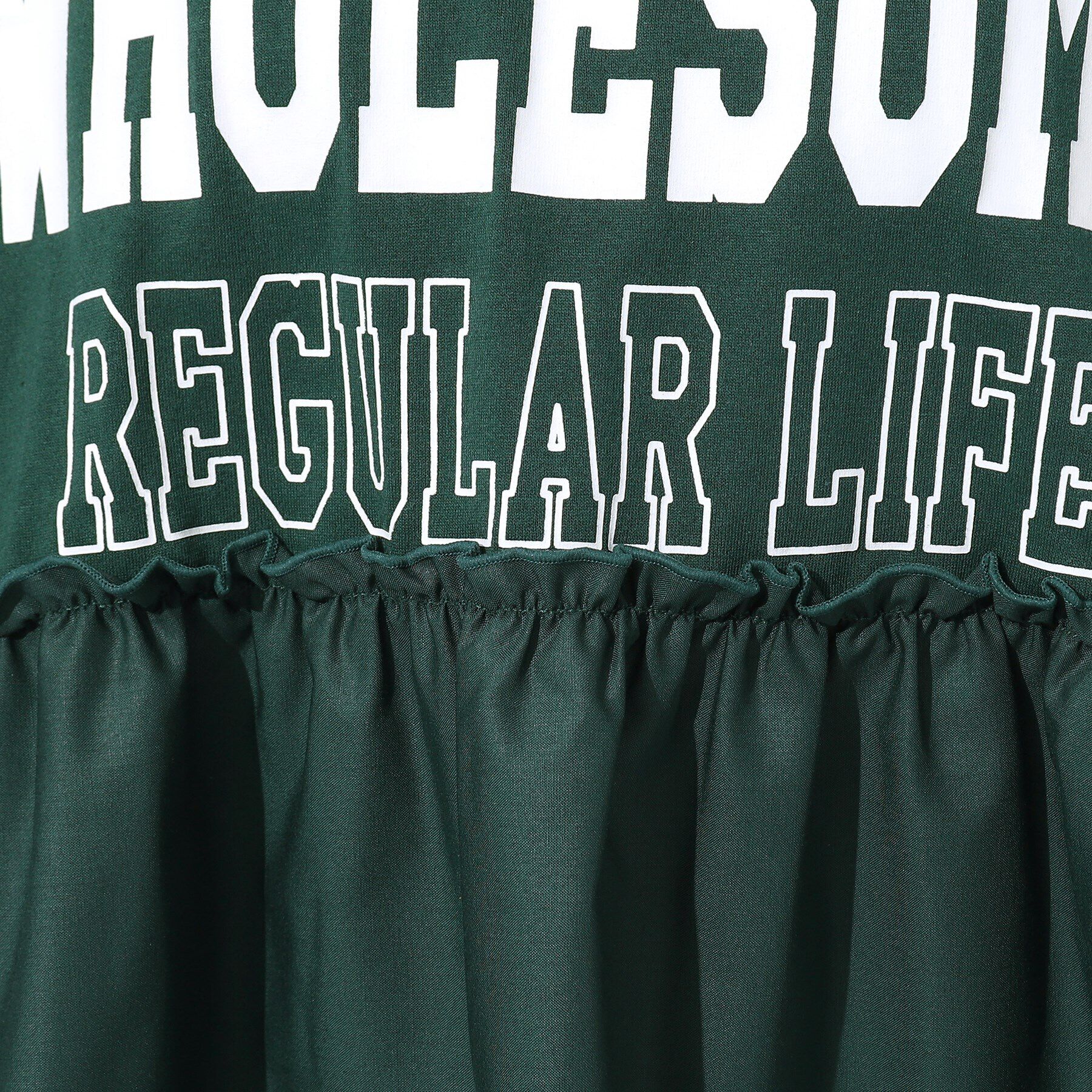 SHOO･LA･RUE「一枚でこなれ見え 裾フリル切り替えTシャツ」|Tシャツ・カットソー|