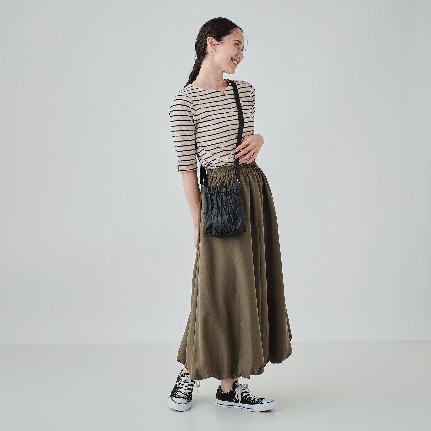 SHOO･LA･RUE「コーデのアクセントに ギャザーミニショルダーバッグ」|ショルダー・メッセンジャー|