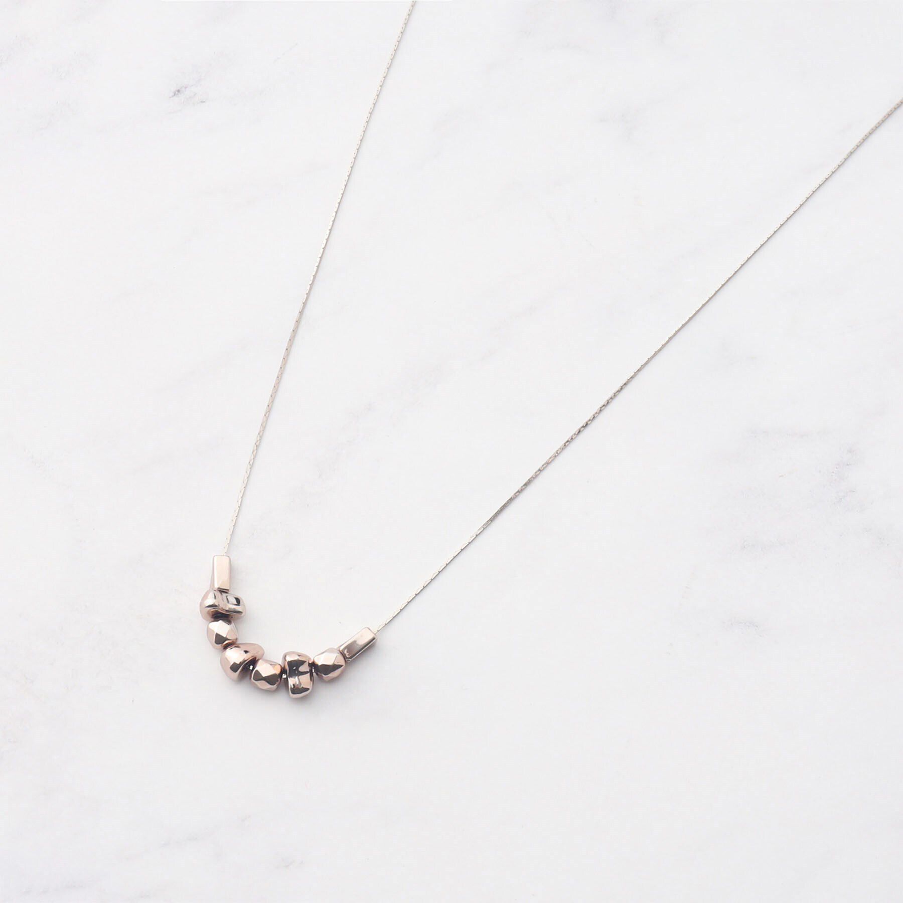 SHOO･LA･RUE「メッキスライダーネックレス」|ネックレス|ブロンズ(008)