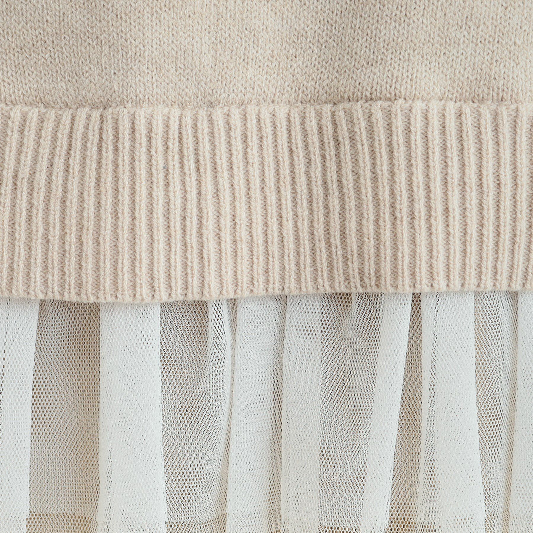 SHOO･LA･RUE「ほんのり甘い 裾チュールニット」|ニット・セーター|