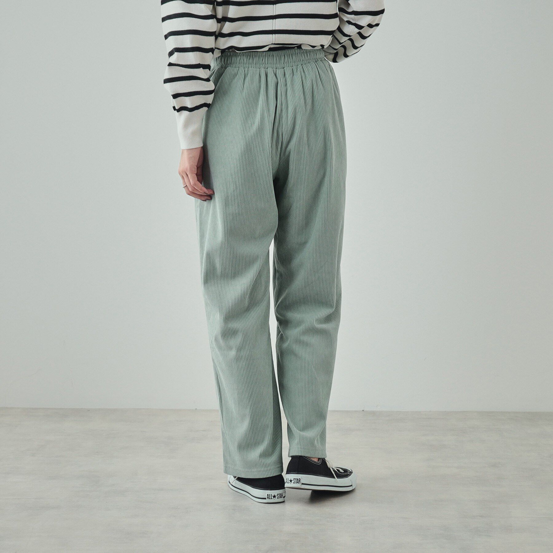 SHOO･LA･RUE「【高レビュー/洗える/SS-3L】きれいめカジュアルに あったか裏起毛 コーデュロイイージーワイドパ」|その他|