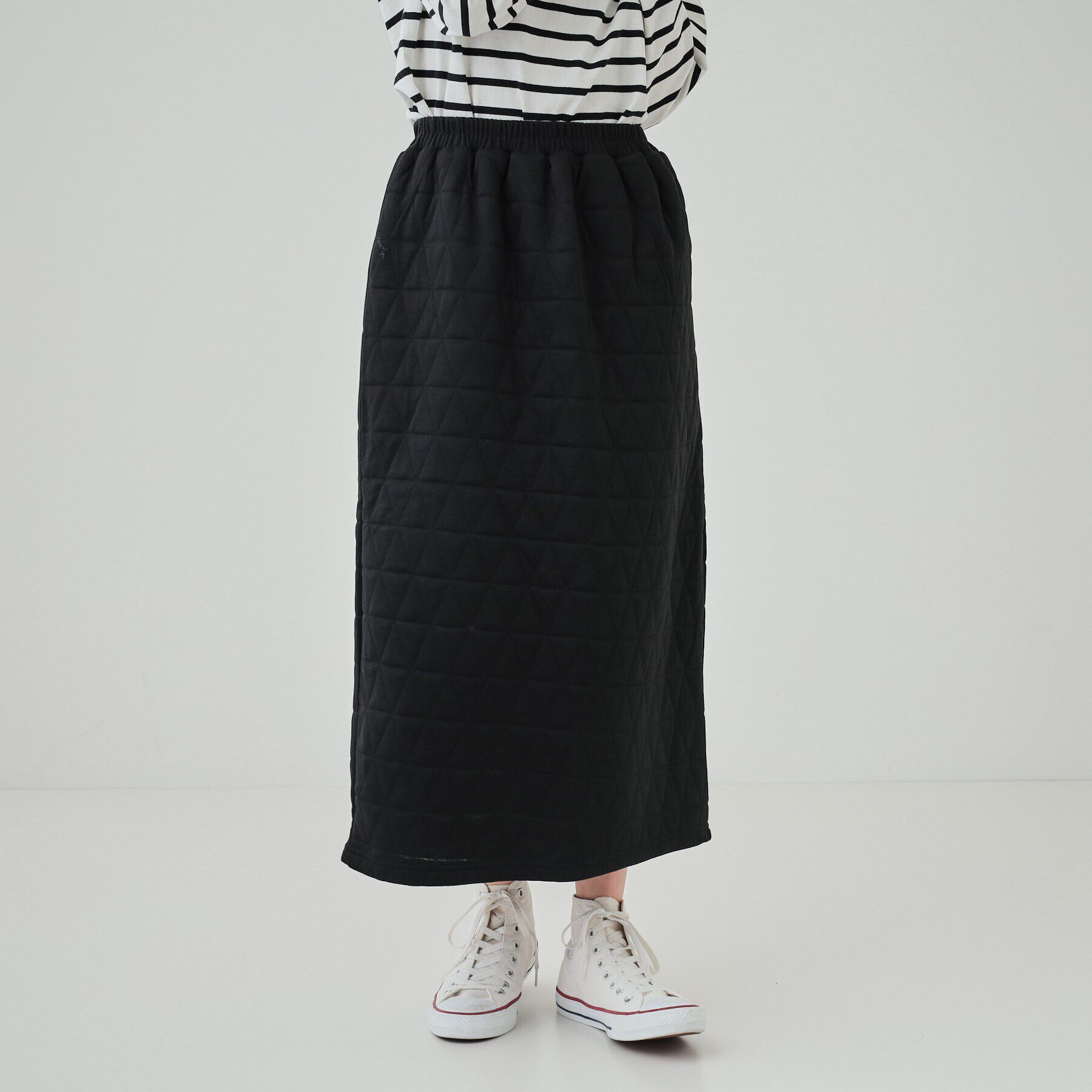 SHOO･LA･RUE「【セットアップ可】キルトナロースカート」|スカート|