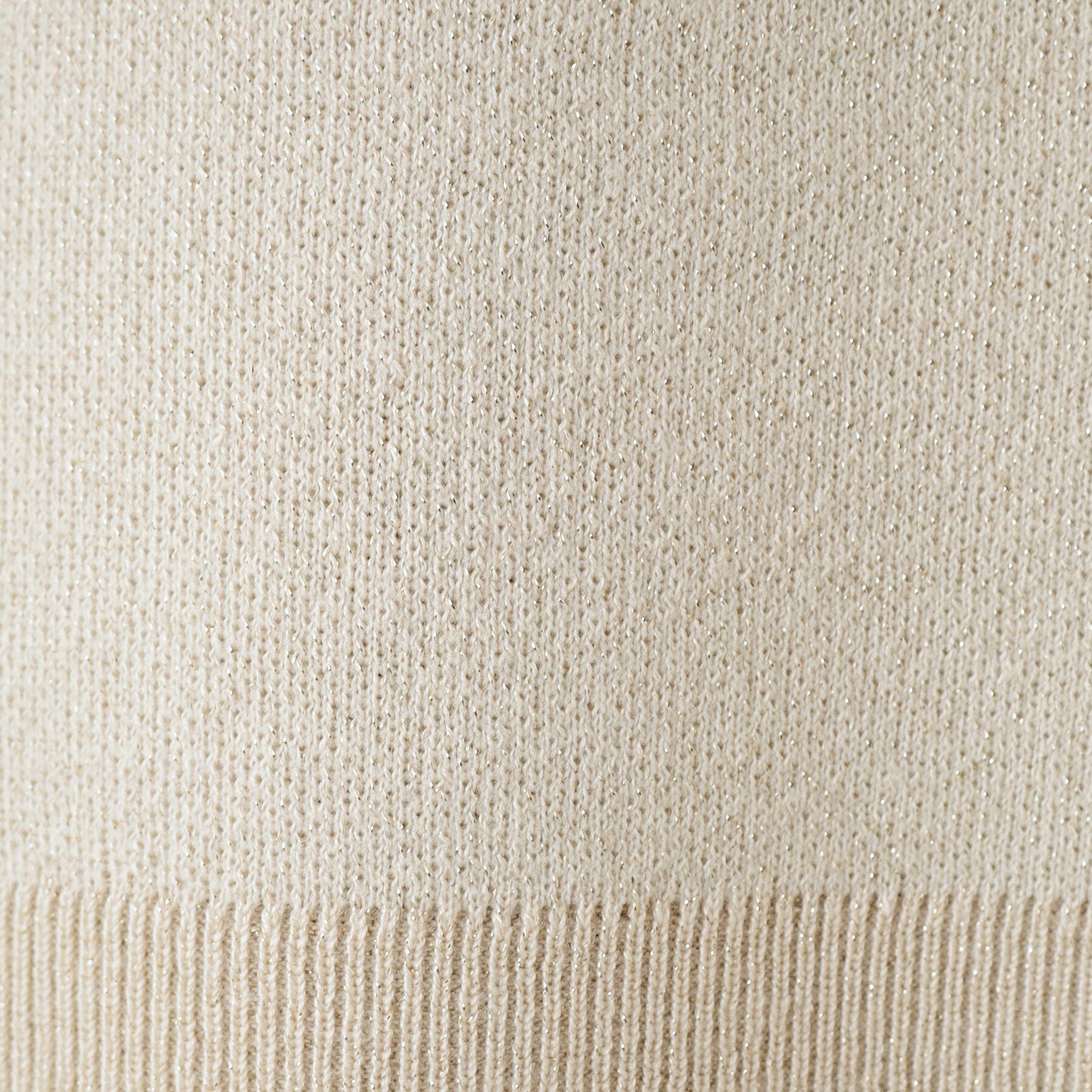 SHOO･LA･RUE「【洗える/S-LL】シンプルながら華やか ラメ入りスウェットライクニット」|ニット・セーター|